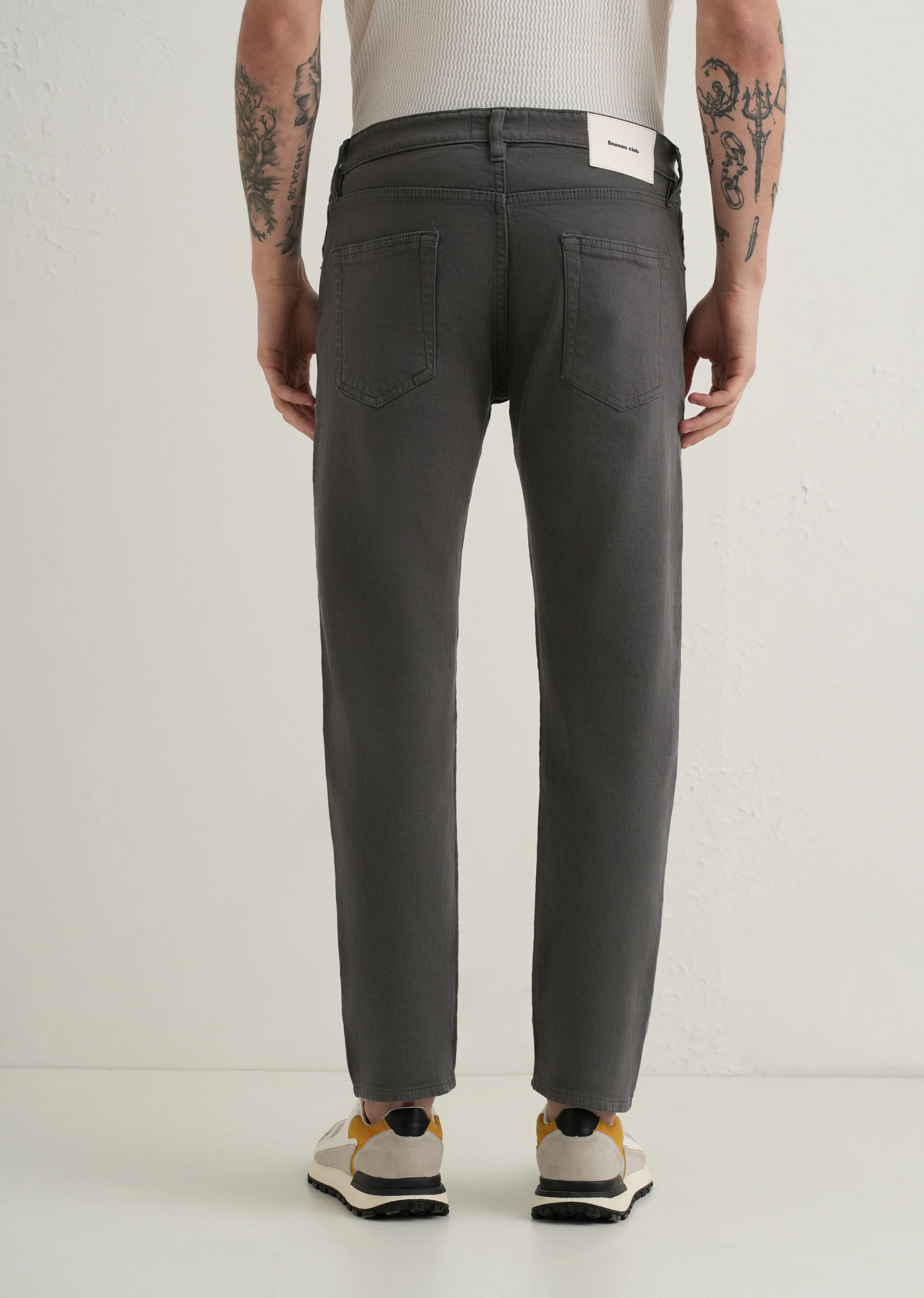 Grey Ankle Slim Fit Denim - Image 2