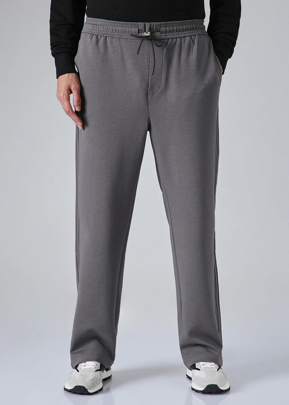 Grey Drawstring Korean Pant - Image 4