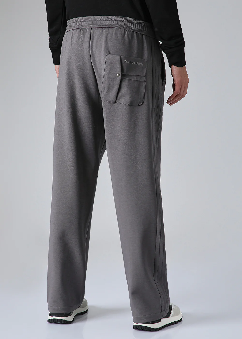 Grey Drawstring Korean Pant - Image 5