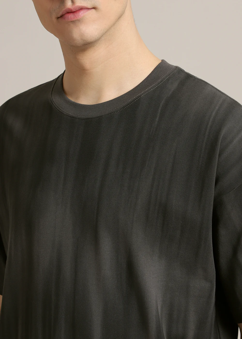 Grey Gradient Oversized T-shirt - Image 2