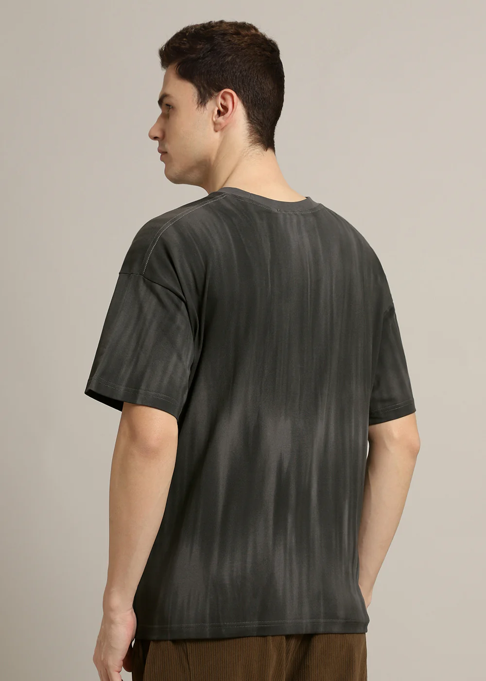 Grey Gradient Oversized T-shirt - Image 4