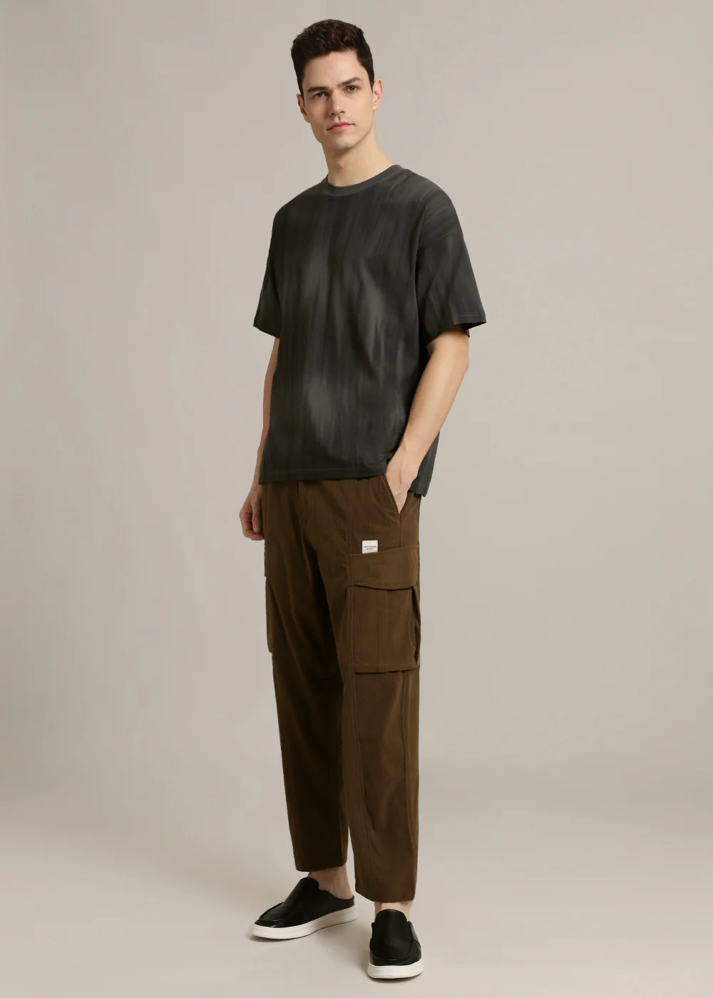 Grey Gradient Oversized T-shirt - Image 6