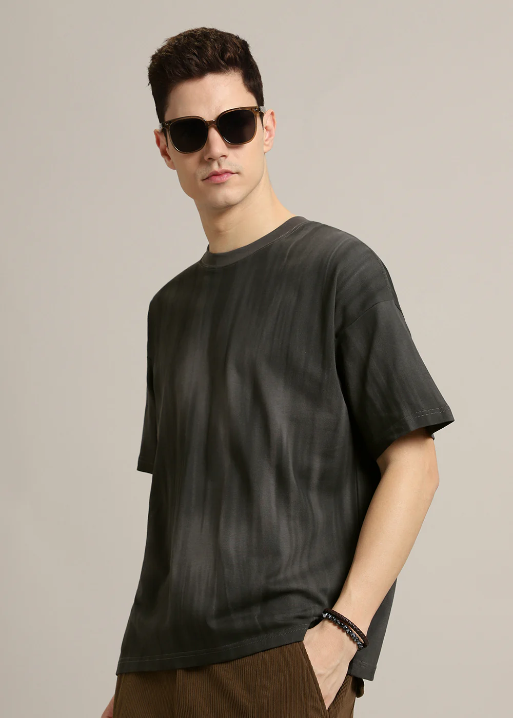 Grey Gradient Oversized T-shirt - Image 7