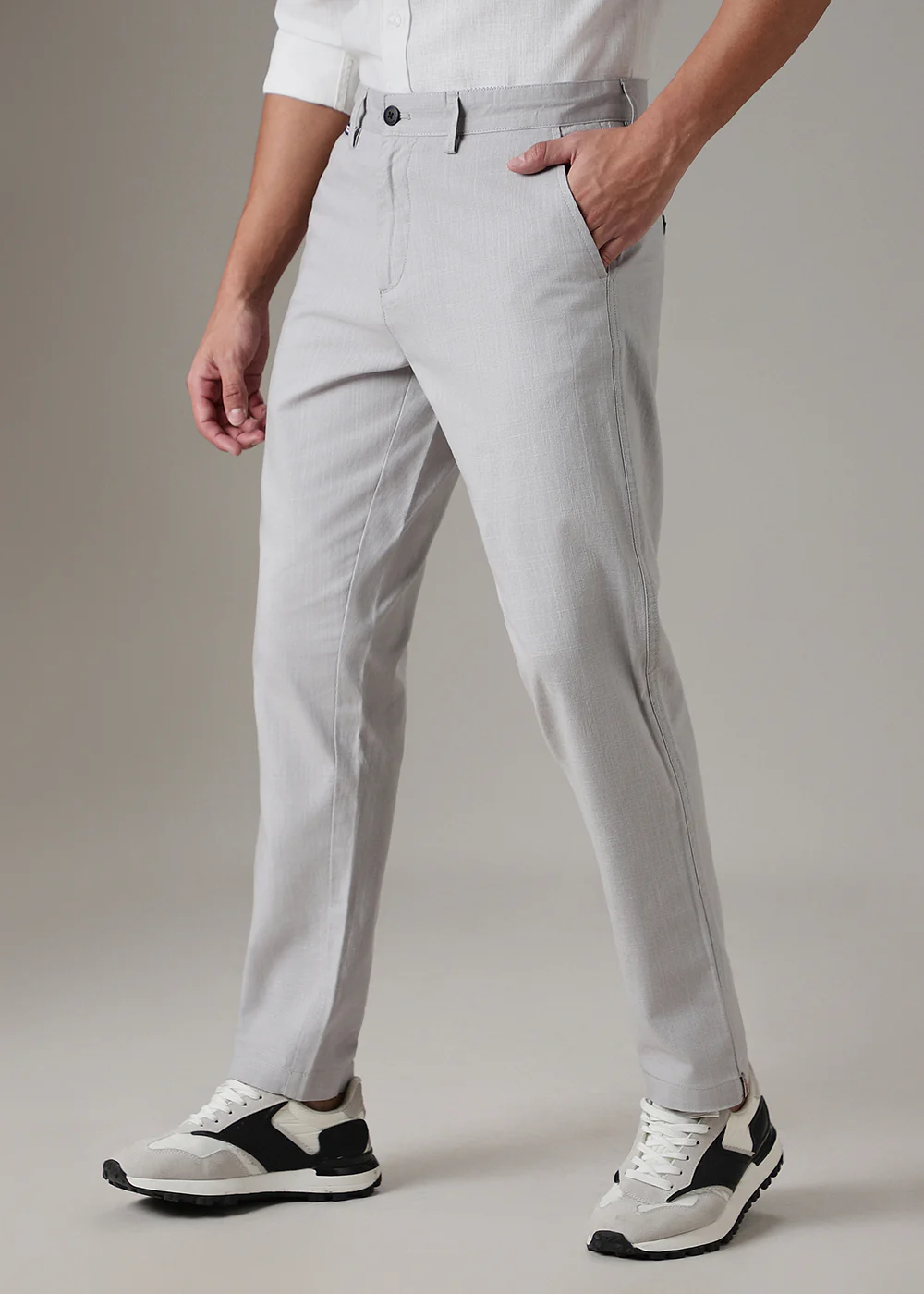 Grey Linen Trouser - Image 5