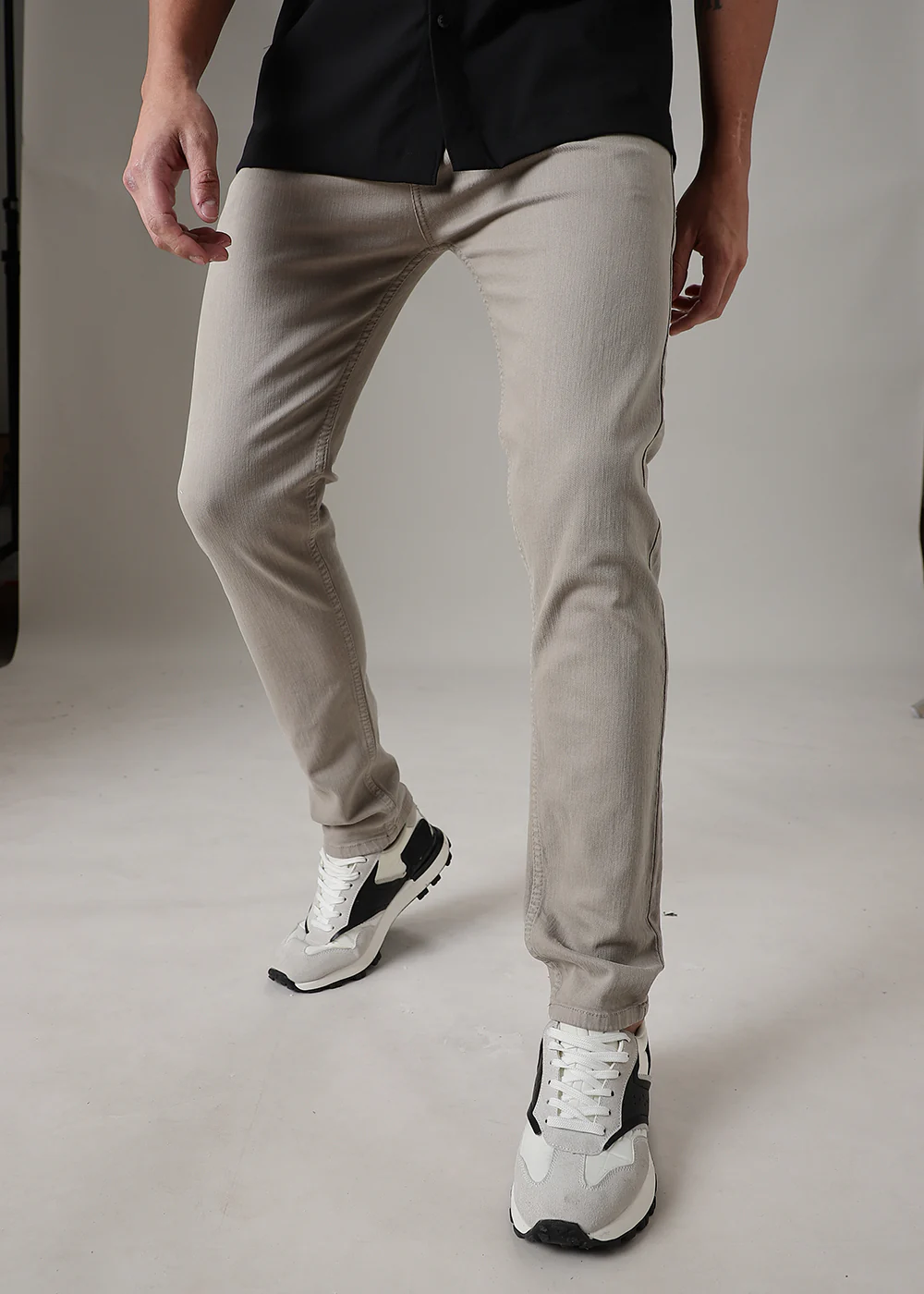 Grey Slim Fit Denim - Image 6