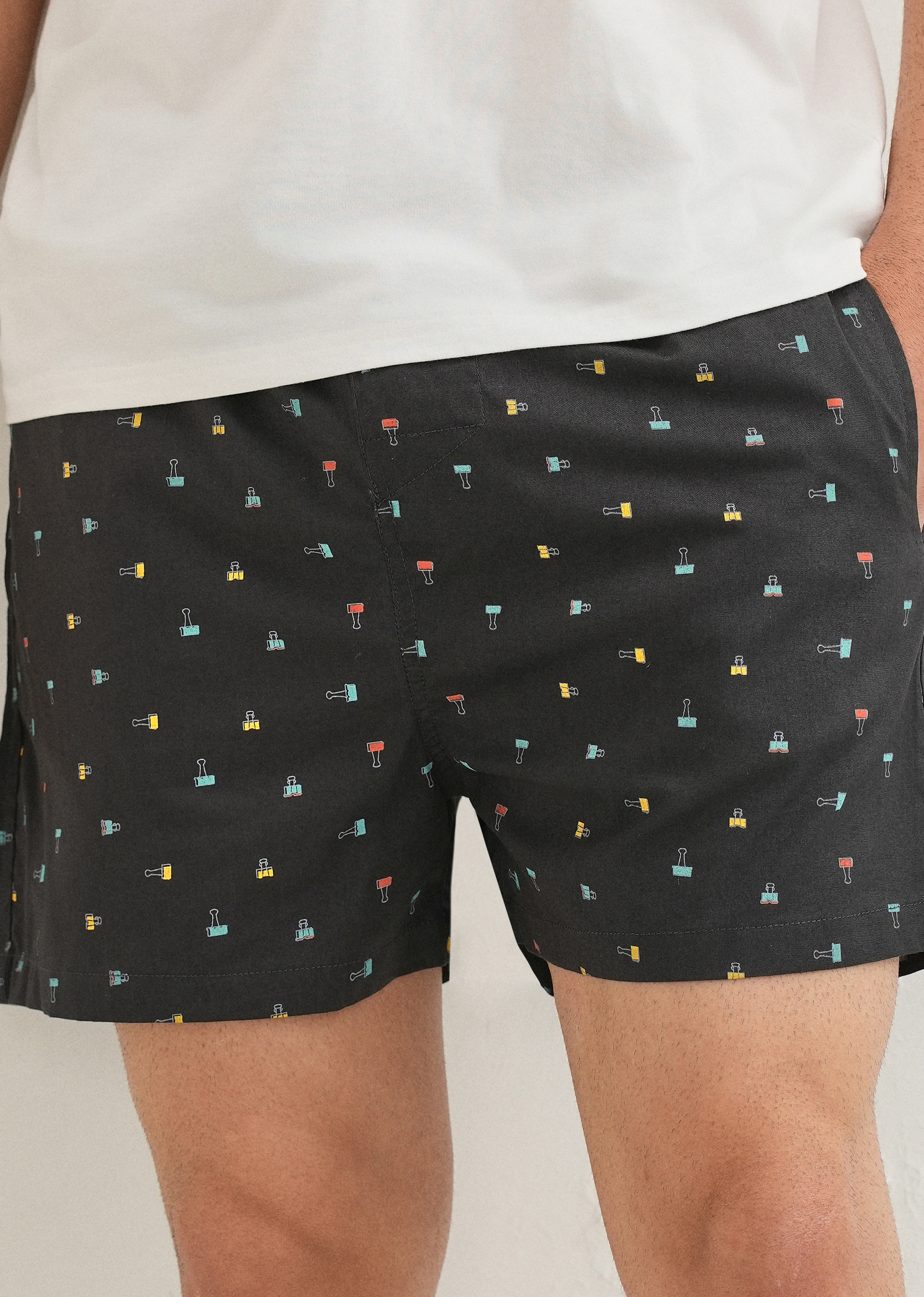 Grey Stamp Printed Boxer - Image 7