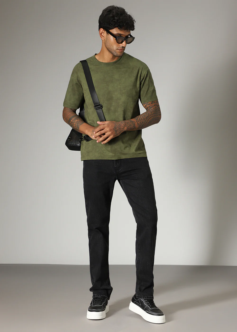 Grunge Black Straight Fit Denim - Image 5