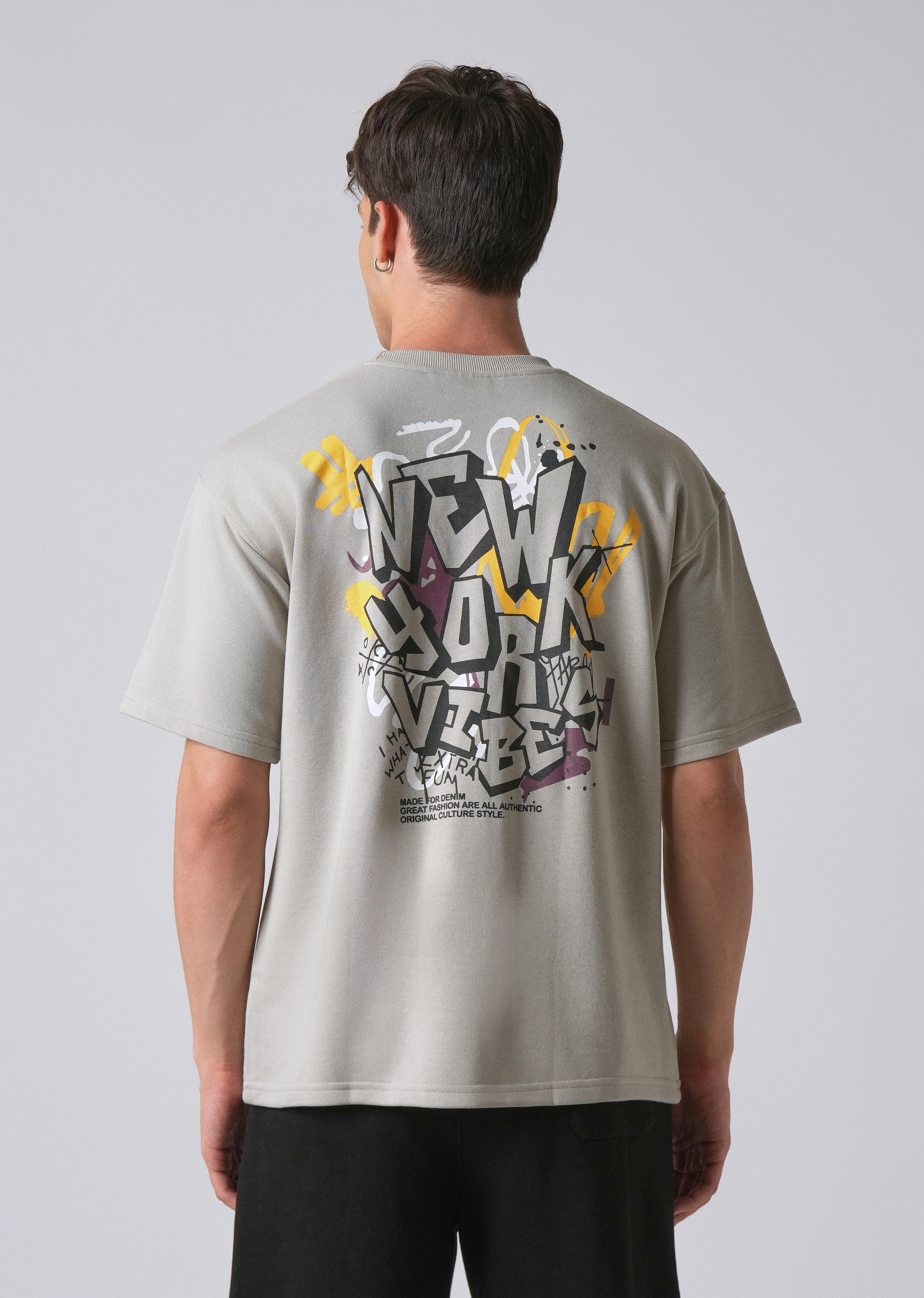Heather Grey Oversized T-shirt - Image 5