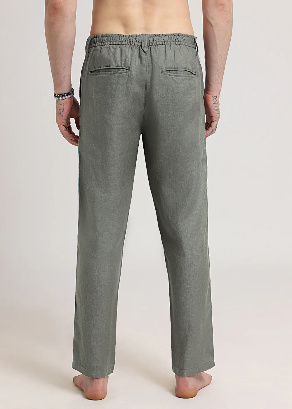 Hunter Green Linen Pant - Image 6