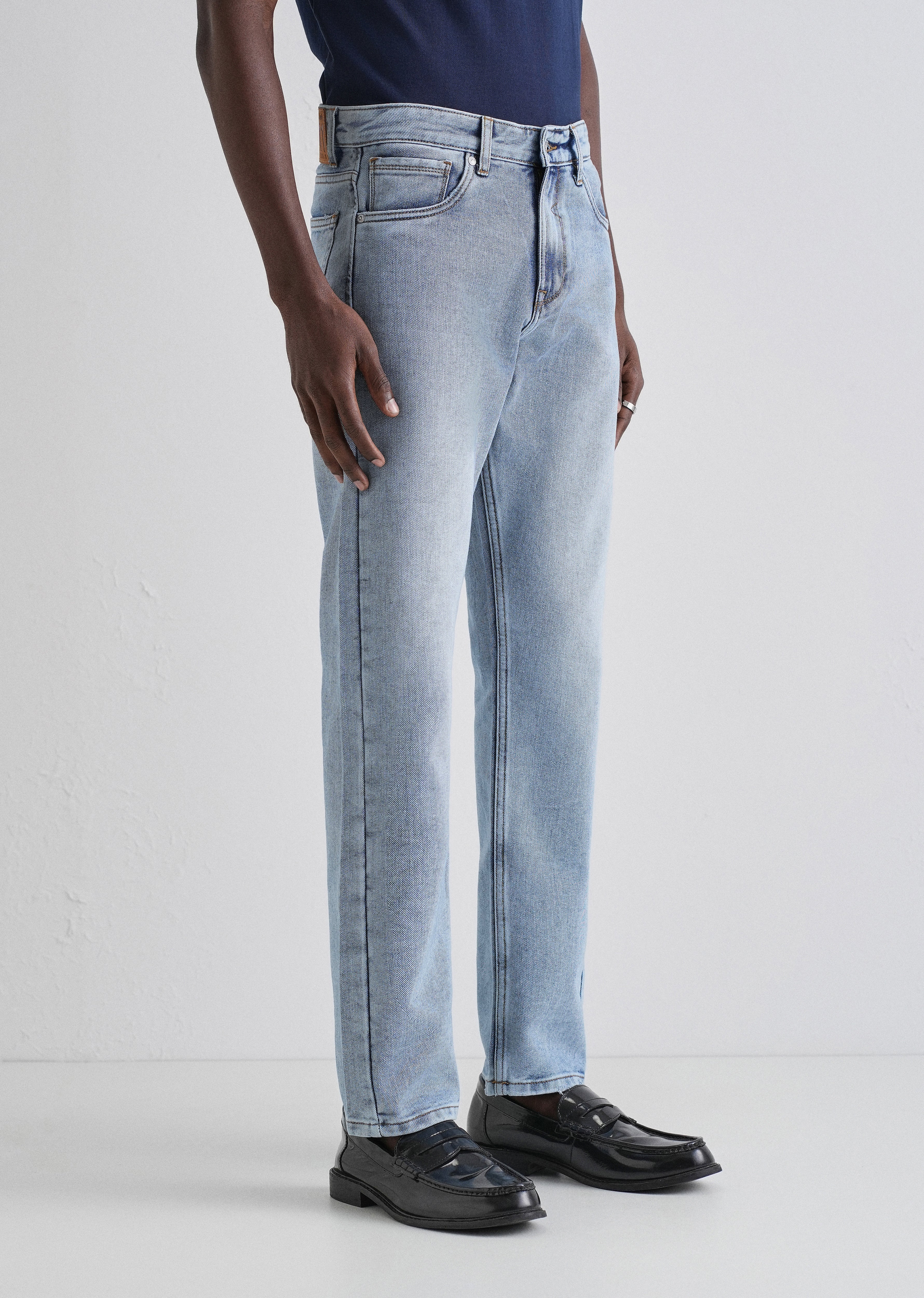 Ice Blue Wash Denim - Image 4