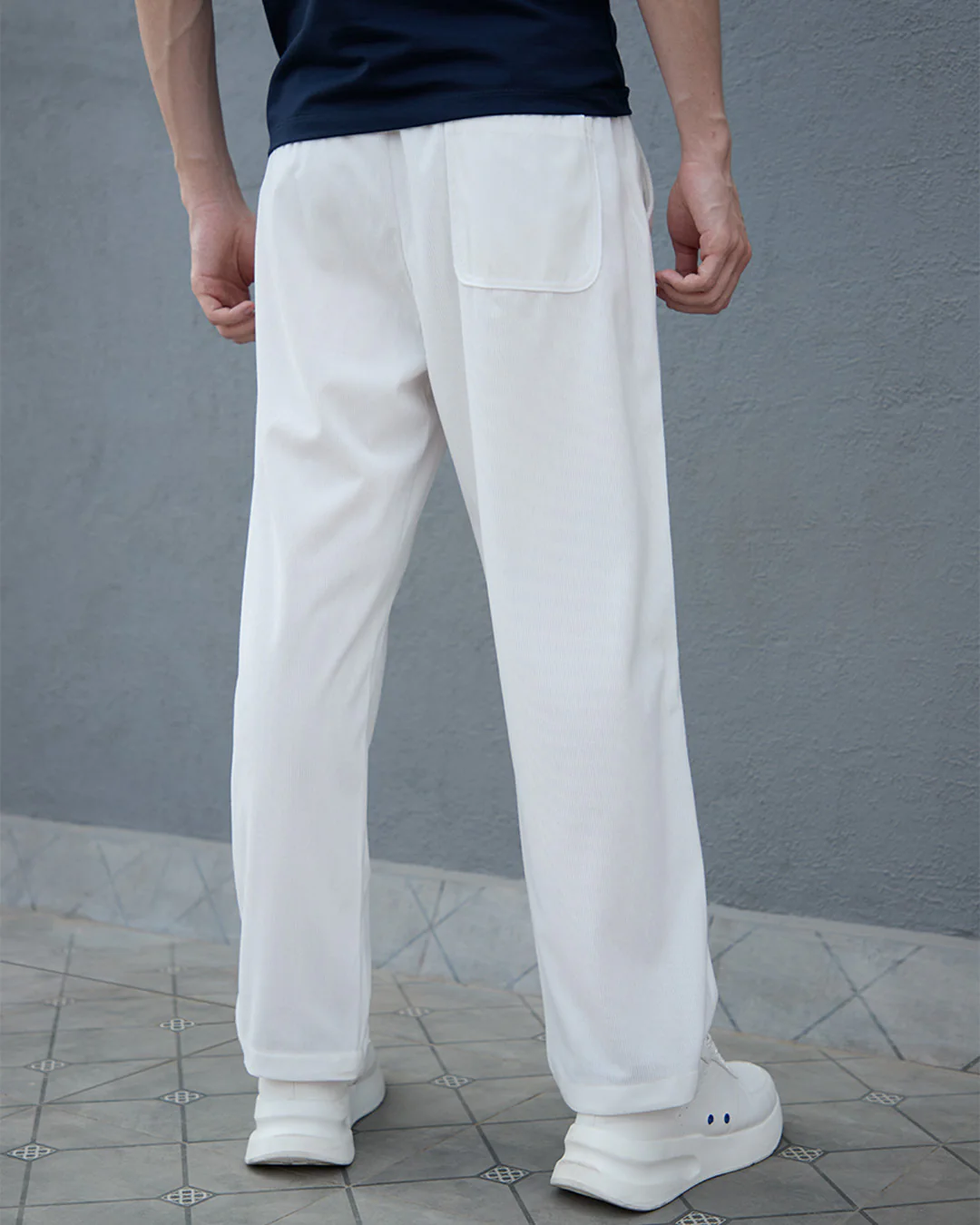 Ice White Corduroy Pant - Image 5