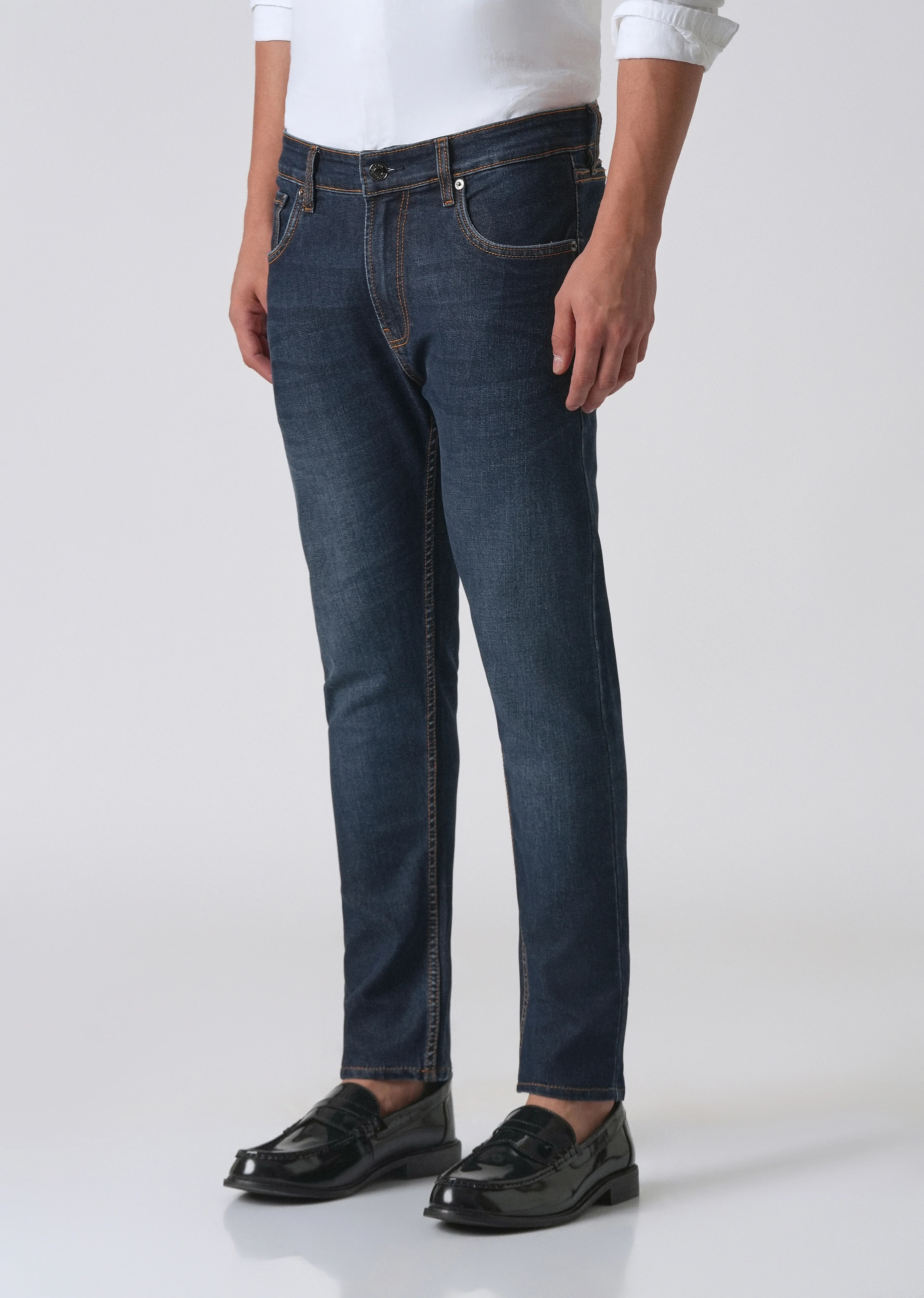 Indigo Blue Slim fit Jeans - Image 4