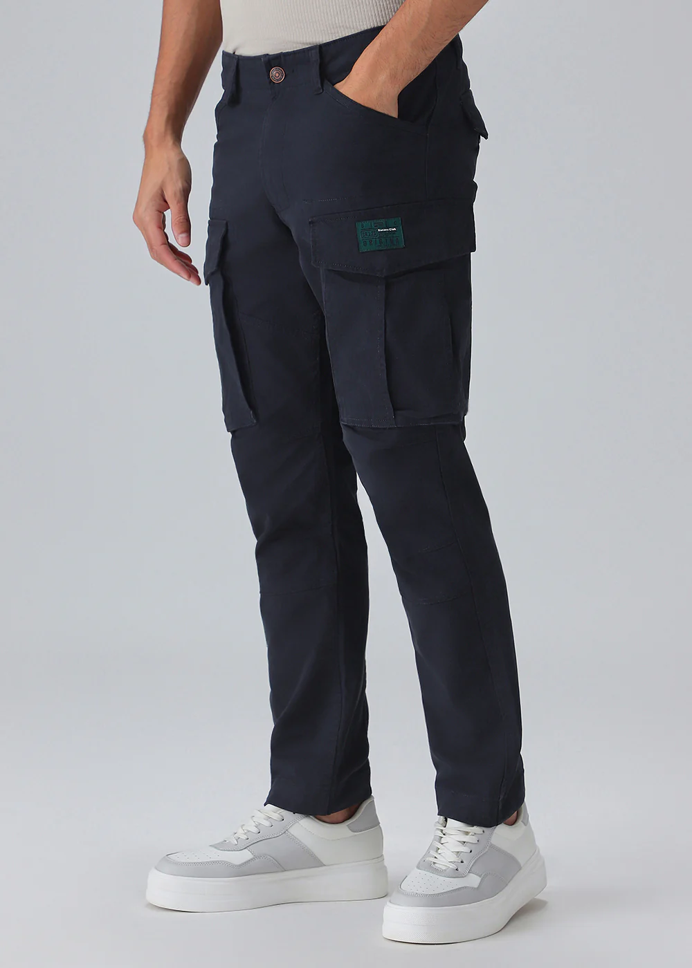 Ink Blue Cargo Pant - Image 4