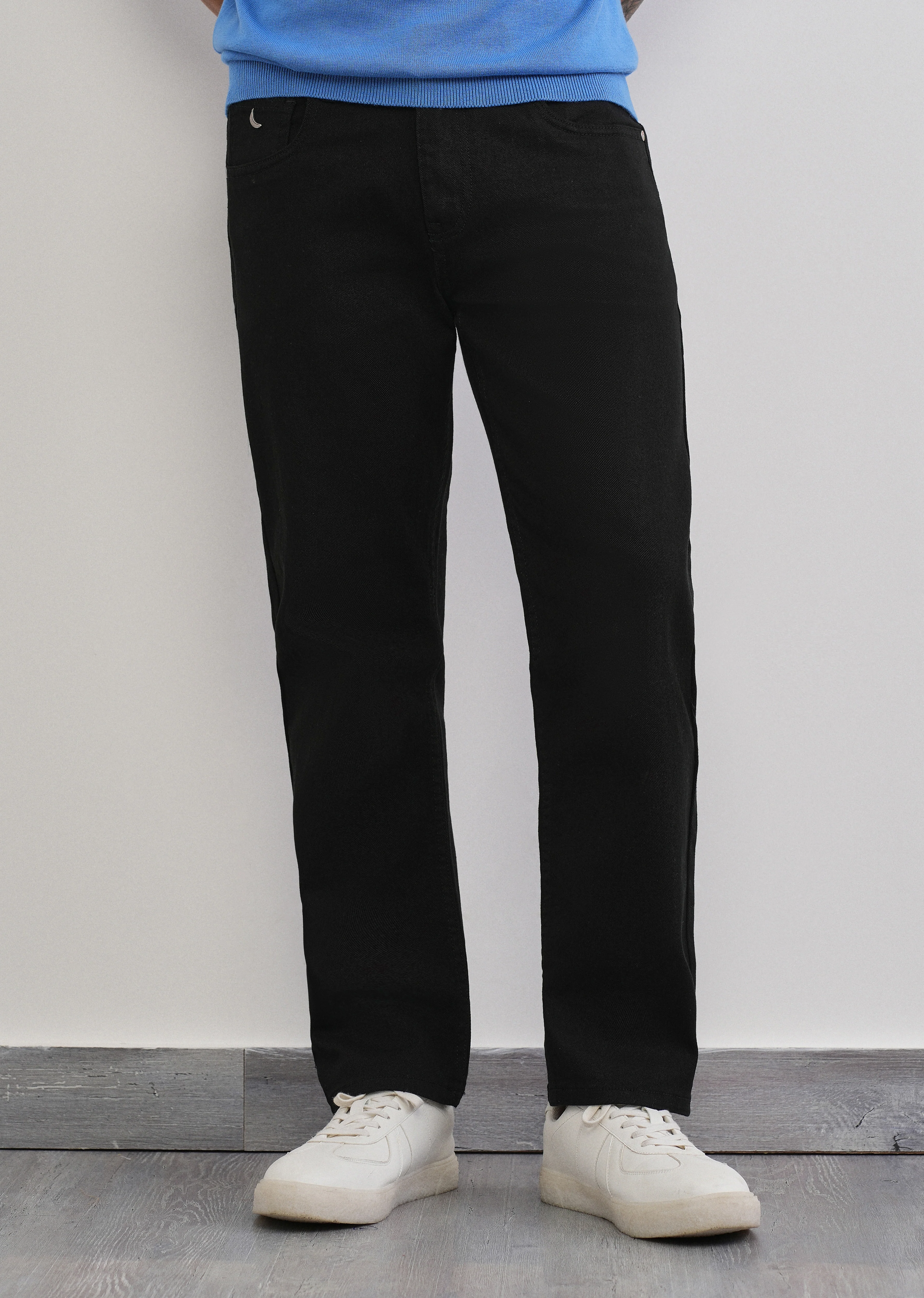 Jet Black Slim Fit Jeans - Image 7