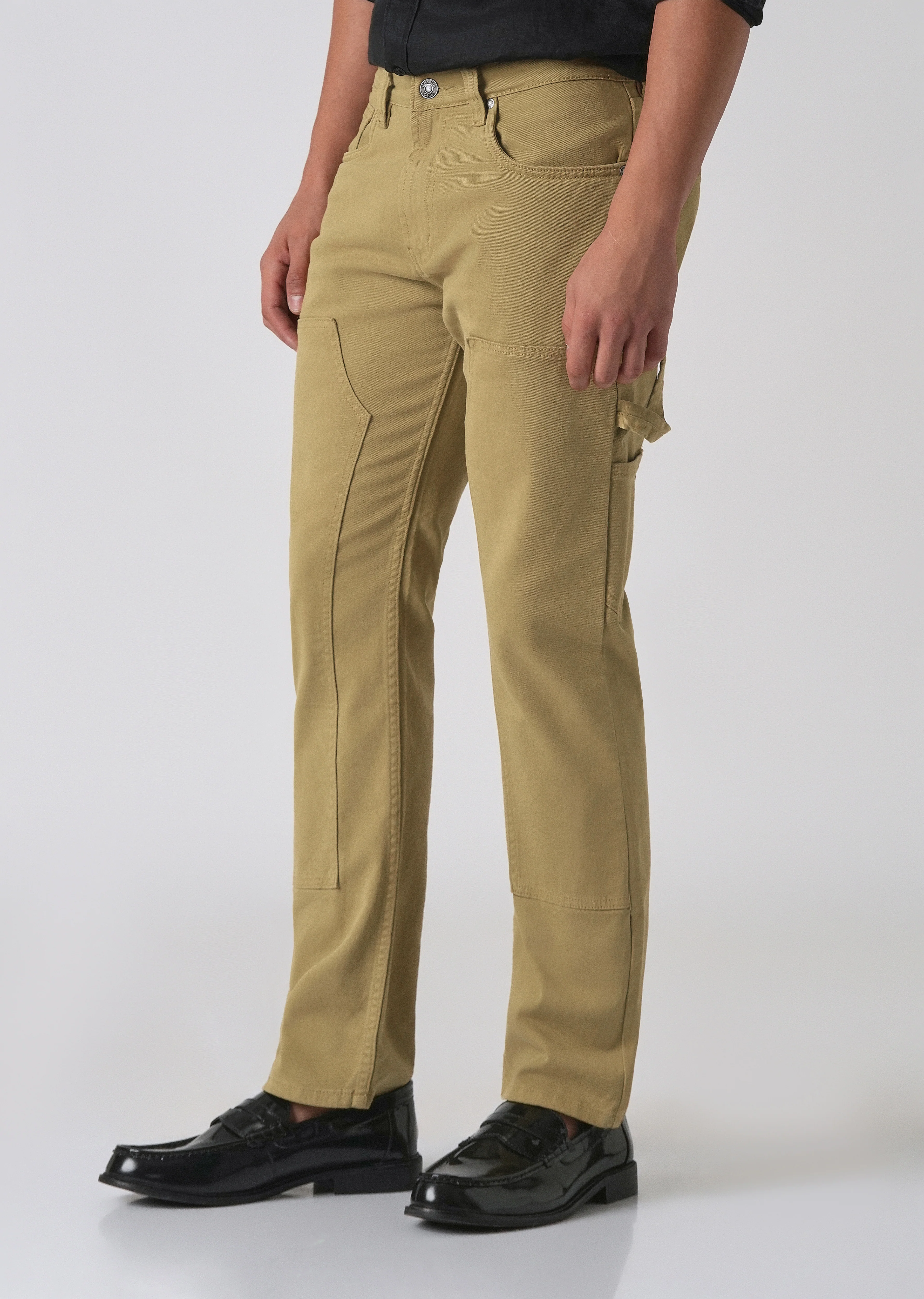 Khaki cargo denim - Image 4