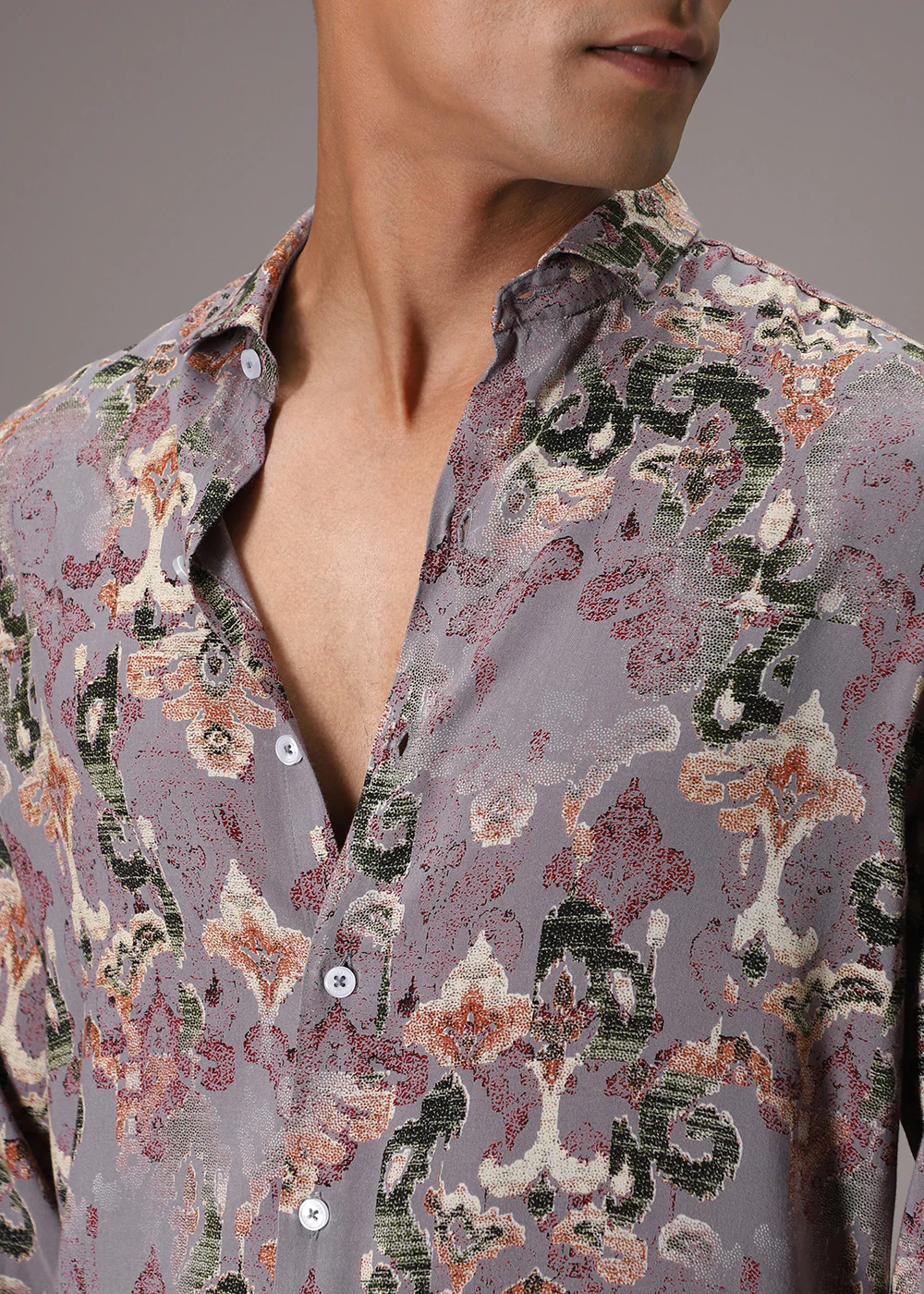 Lattice Lavender Feather Shirt - Image 2