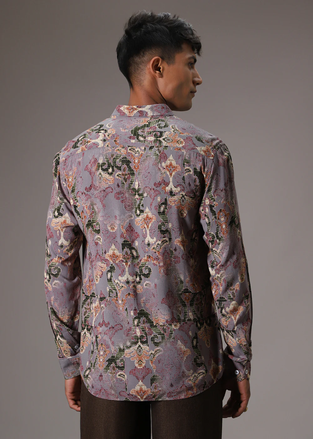 Lattice Lavender Feather Shirt - Image 4