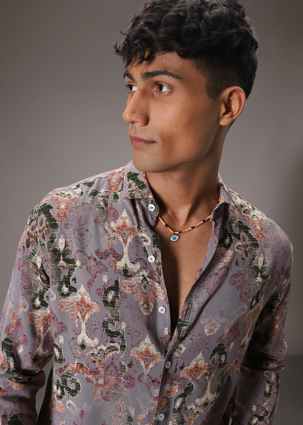 Lattice Lavender Feather Shirt - Image 6