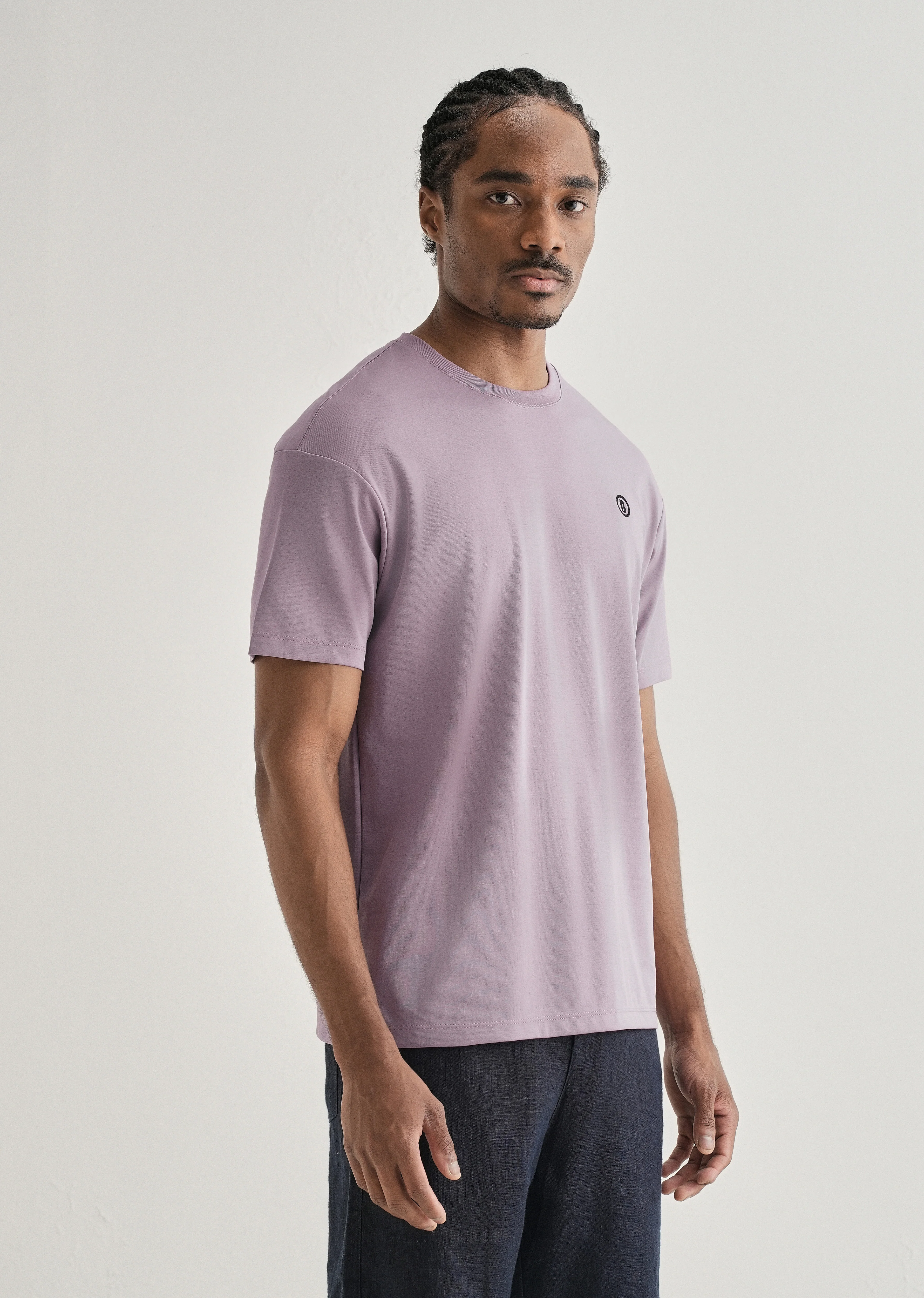 Lavender Crew Neck T-shirt - Image 4