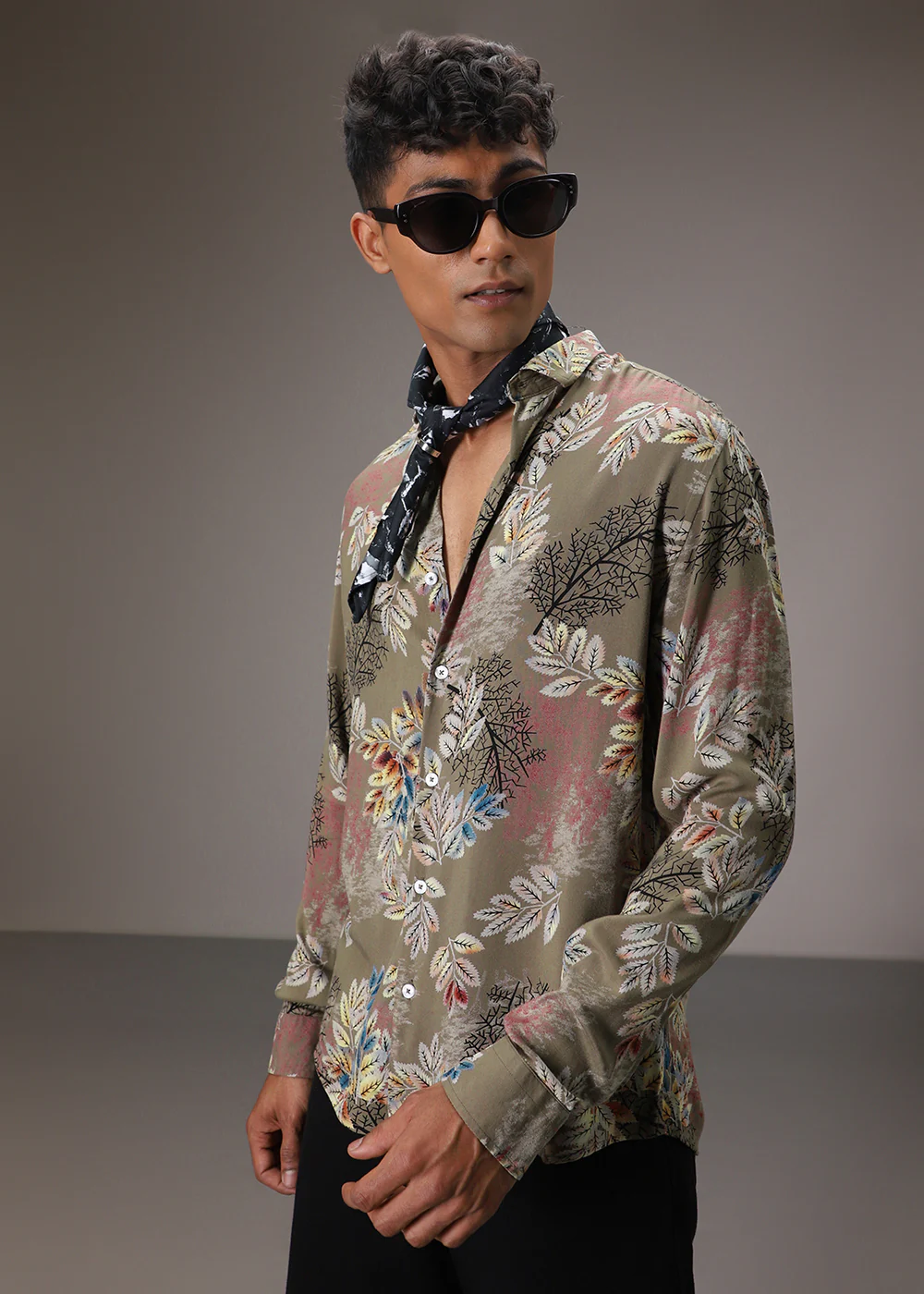 Leavescape Green Feather Shirt - Image 7