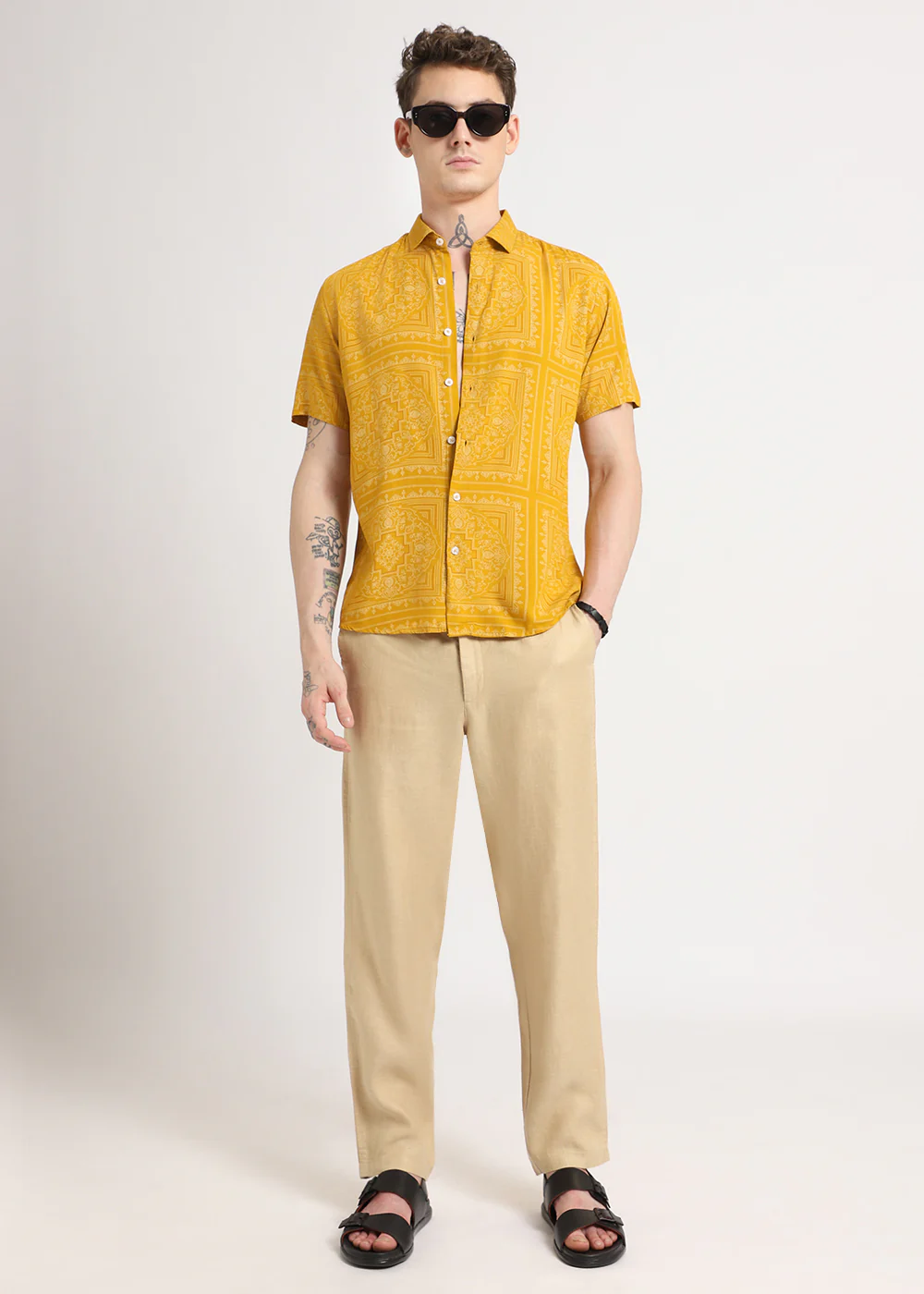 Light Beige Linen Pant - Image 4