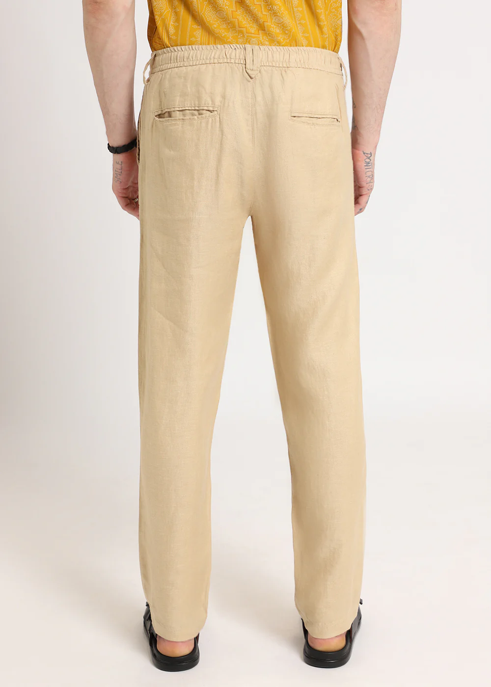Light Beige Linen Pant - Image 5