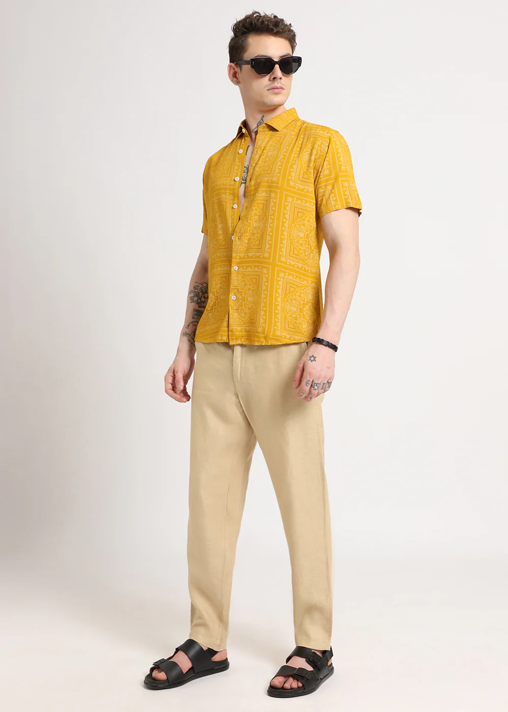 Light Beige Linen Pant - Image 8
