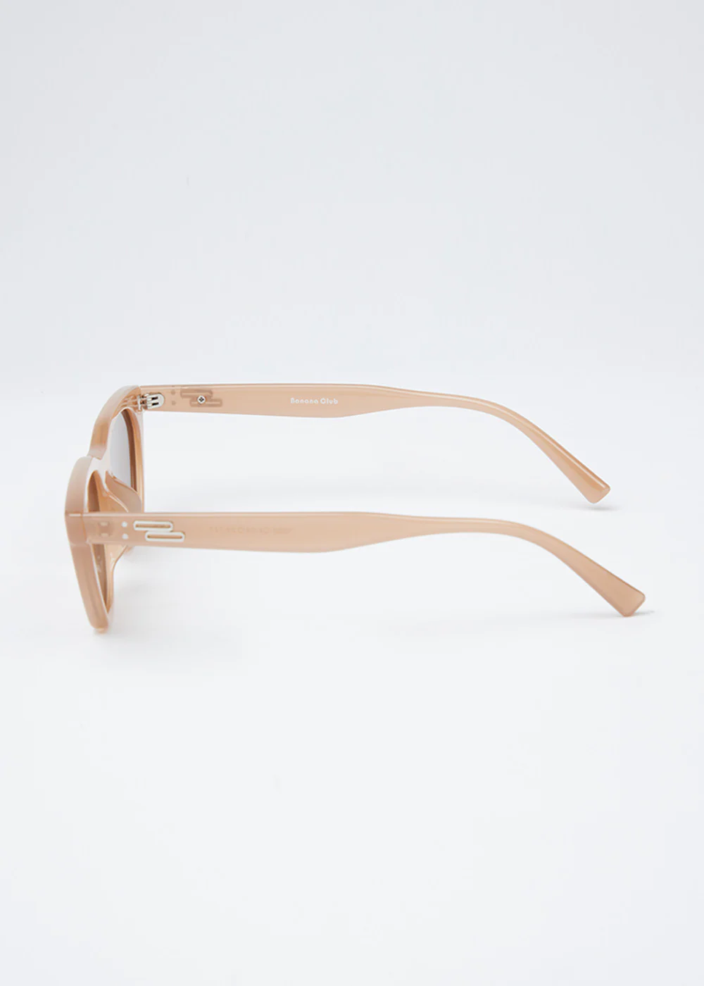 Light Beige Unisex Cat-eye Sunglasses - Image 4