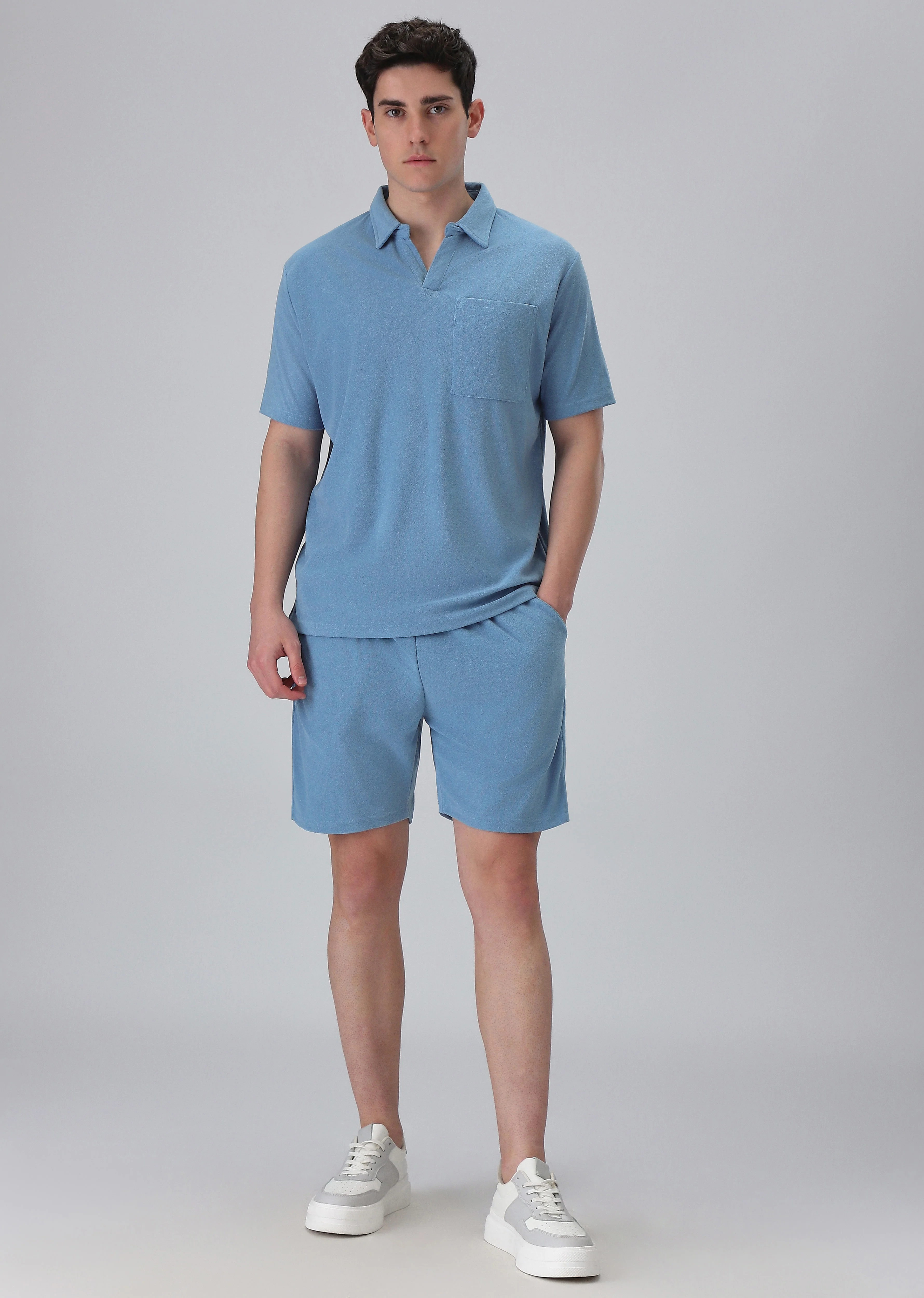 Light Blue Knitted Co-ord Set - Image 4