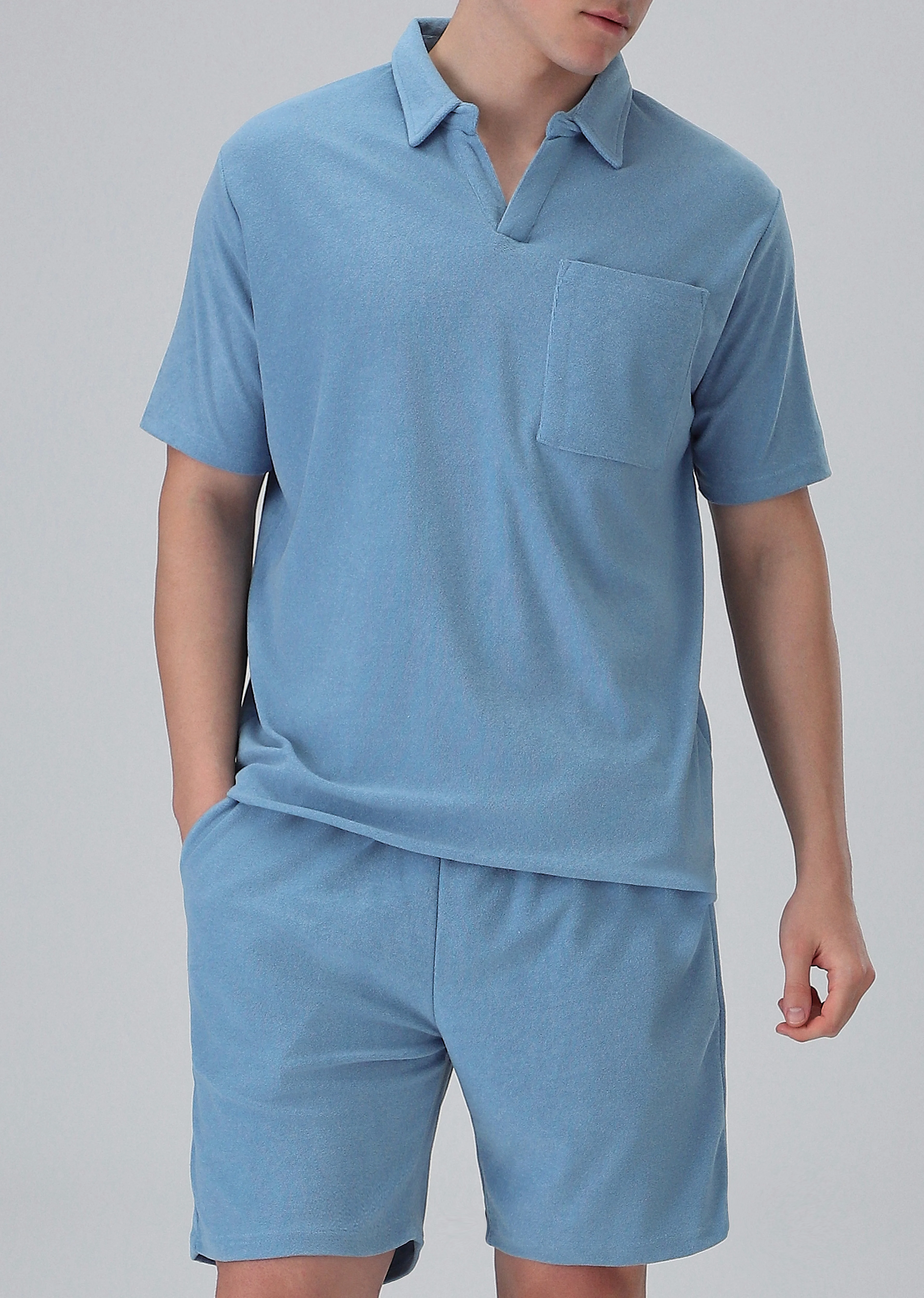Light Blue Knitted Co-ord Set - Image 7