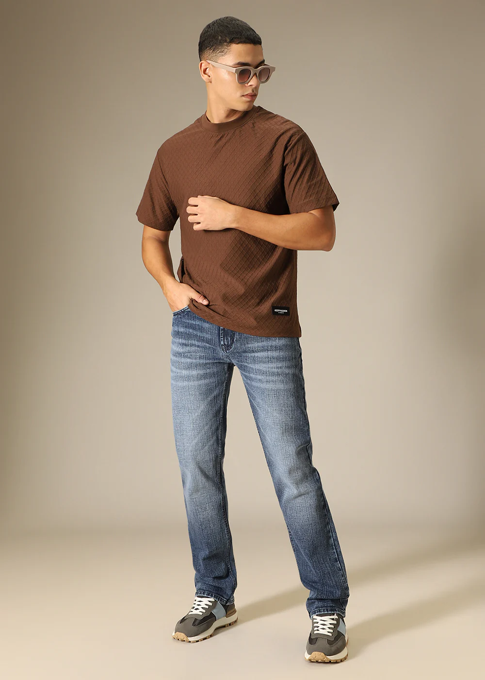 Light Blue Regular Fit Denim - Image 5