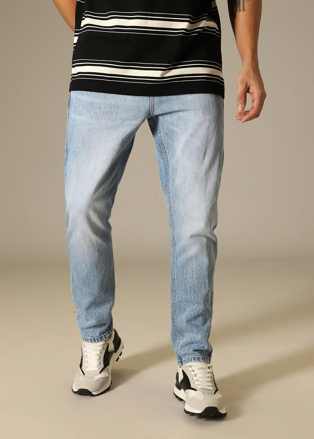 Light Blue Relaxed Fit Denim - Image 3