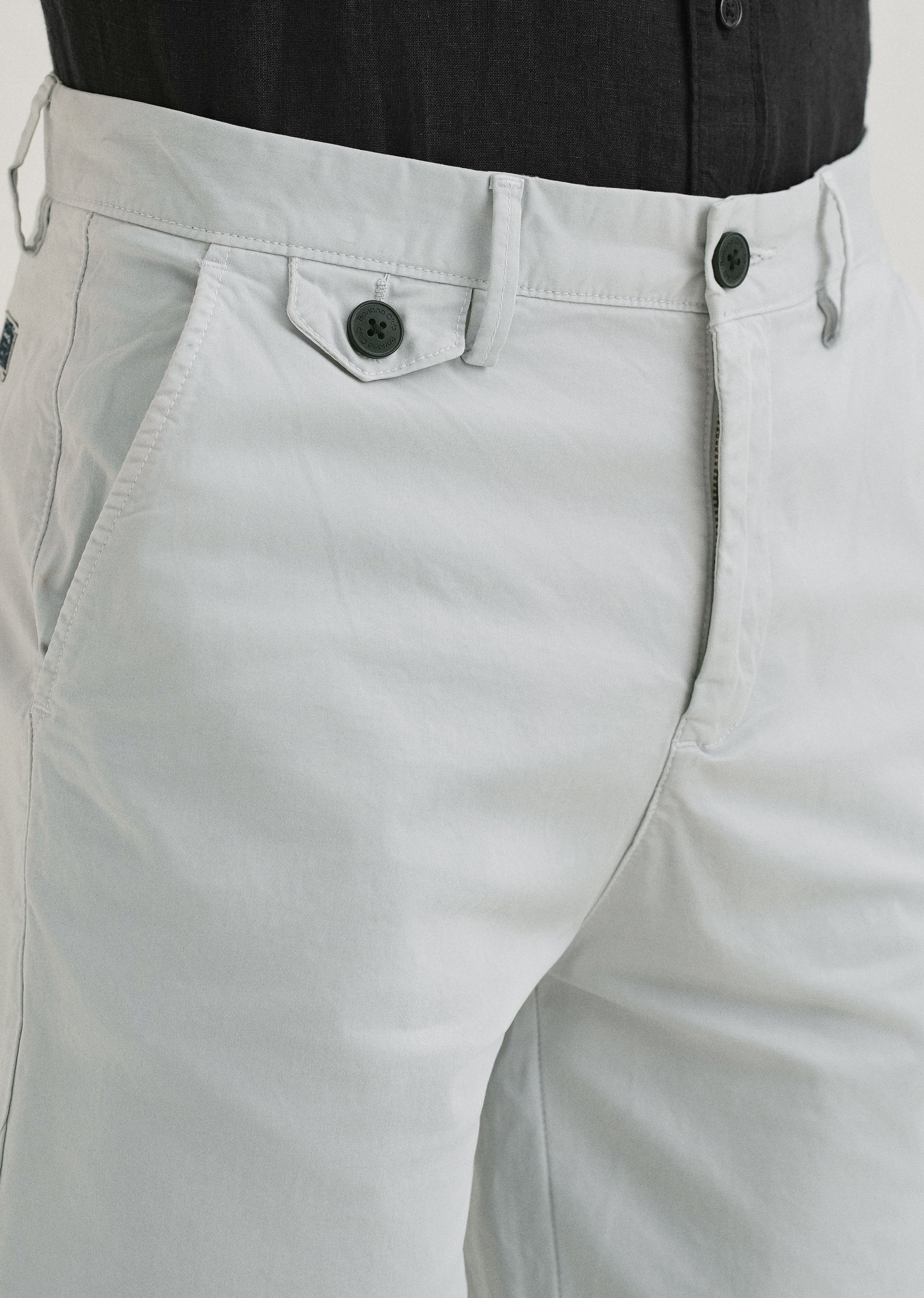 Light Grey Cotton Shorts - Image 5