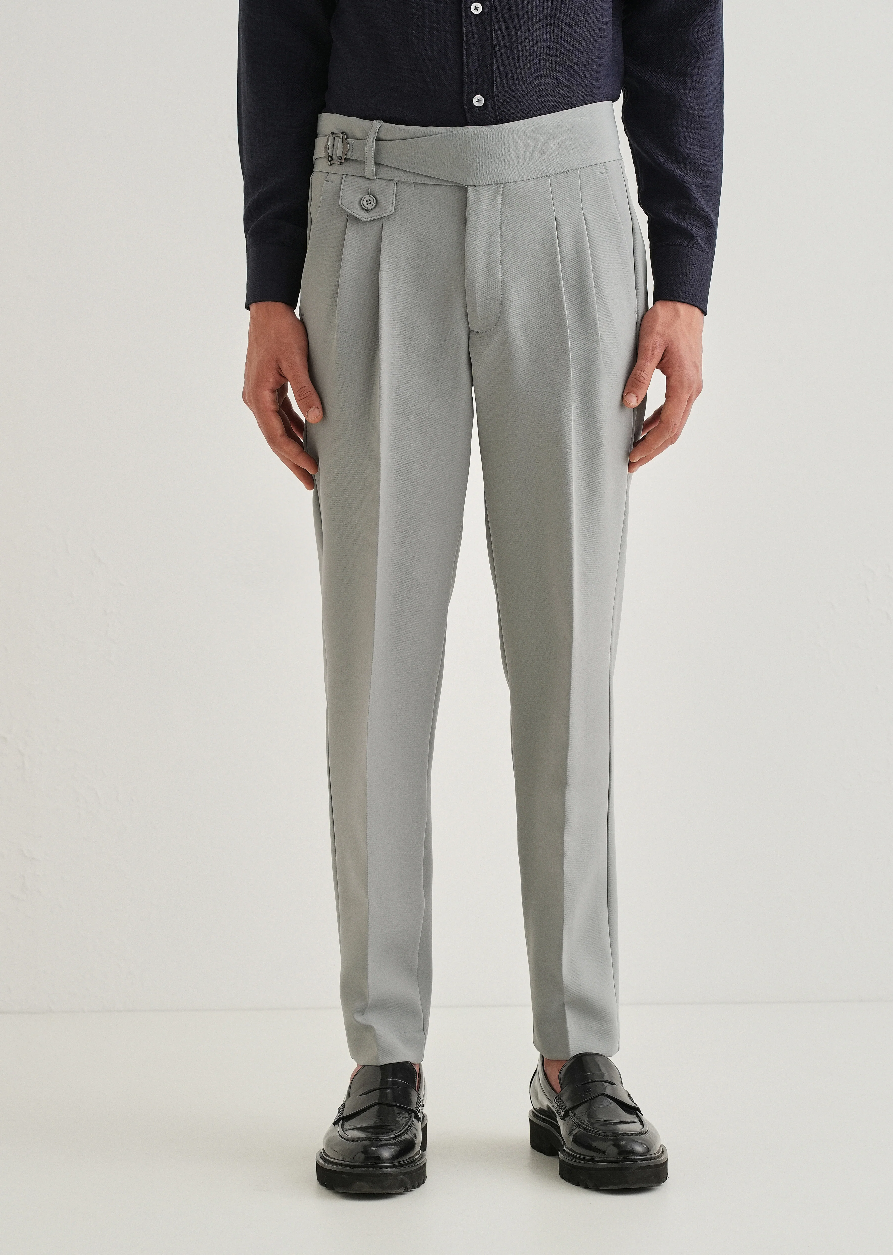 Light Grey Gurkha Pant - Image 3