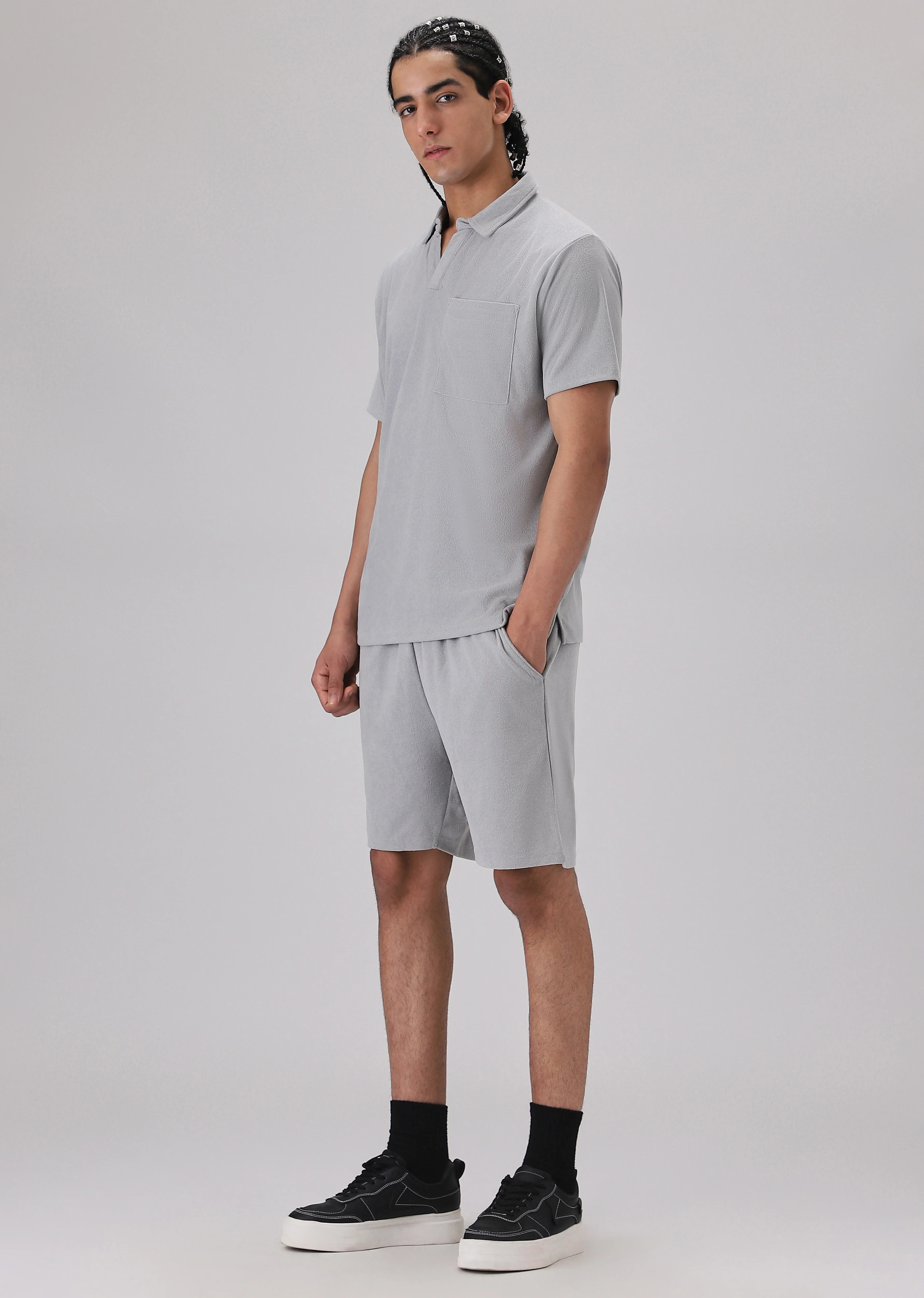 Light Grey Knitted Co-ord Set - Image 6