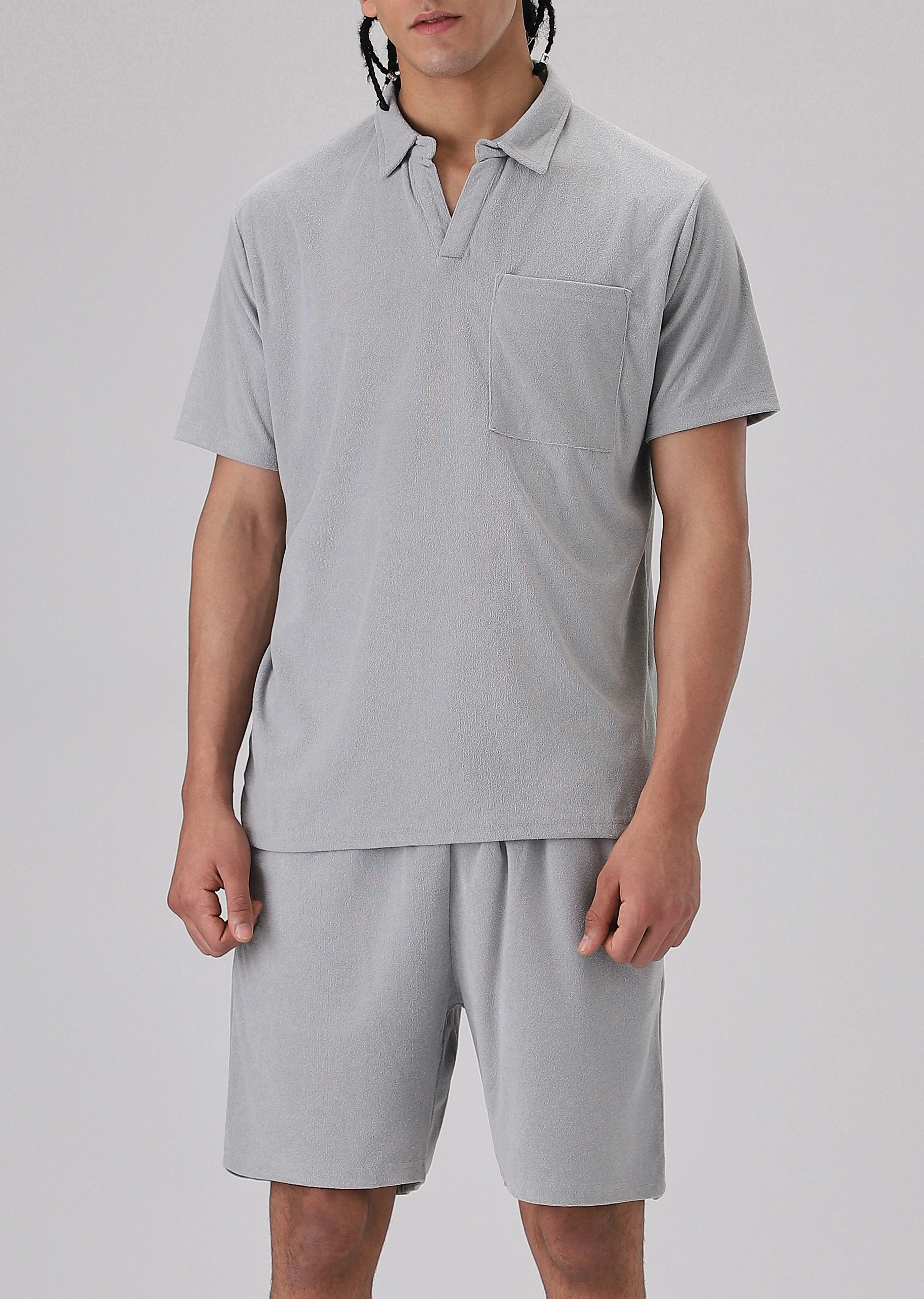 Light Grey Knitted Co-ord Set - Image 7