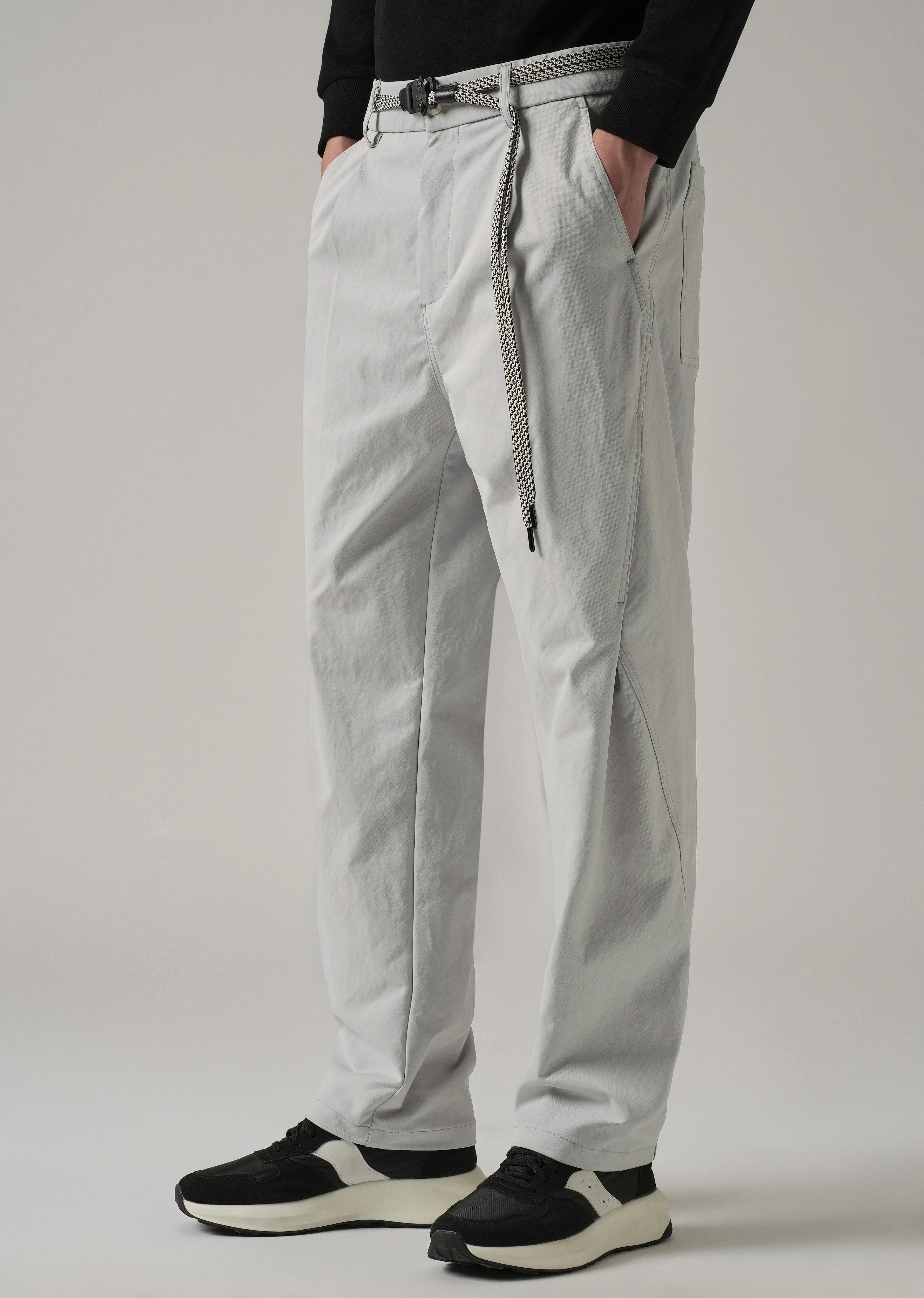 Light Grey Stone Wash Pant - Image 4