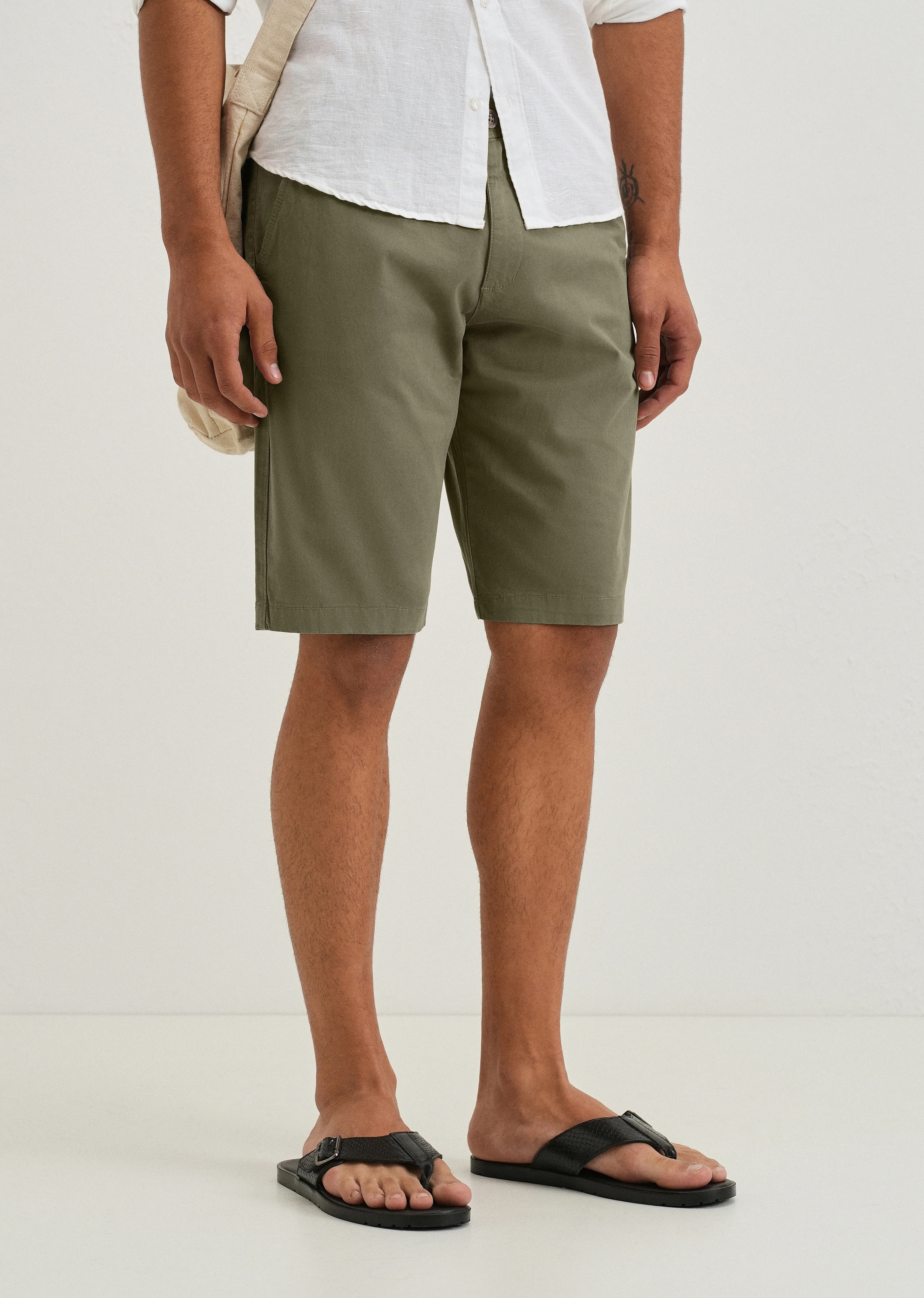 Light Olive Shorts - Image 4