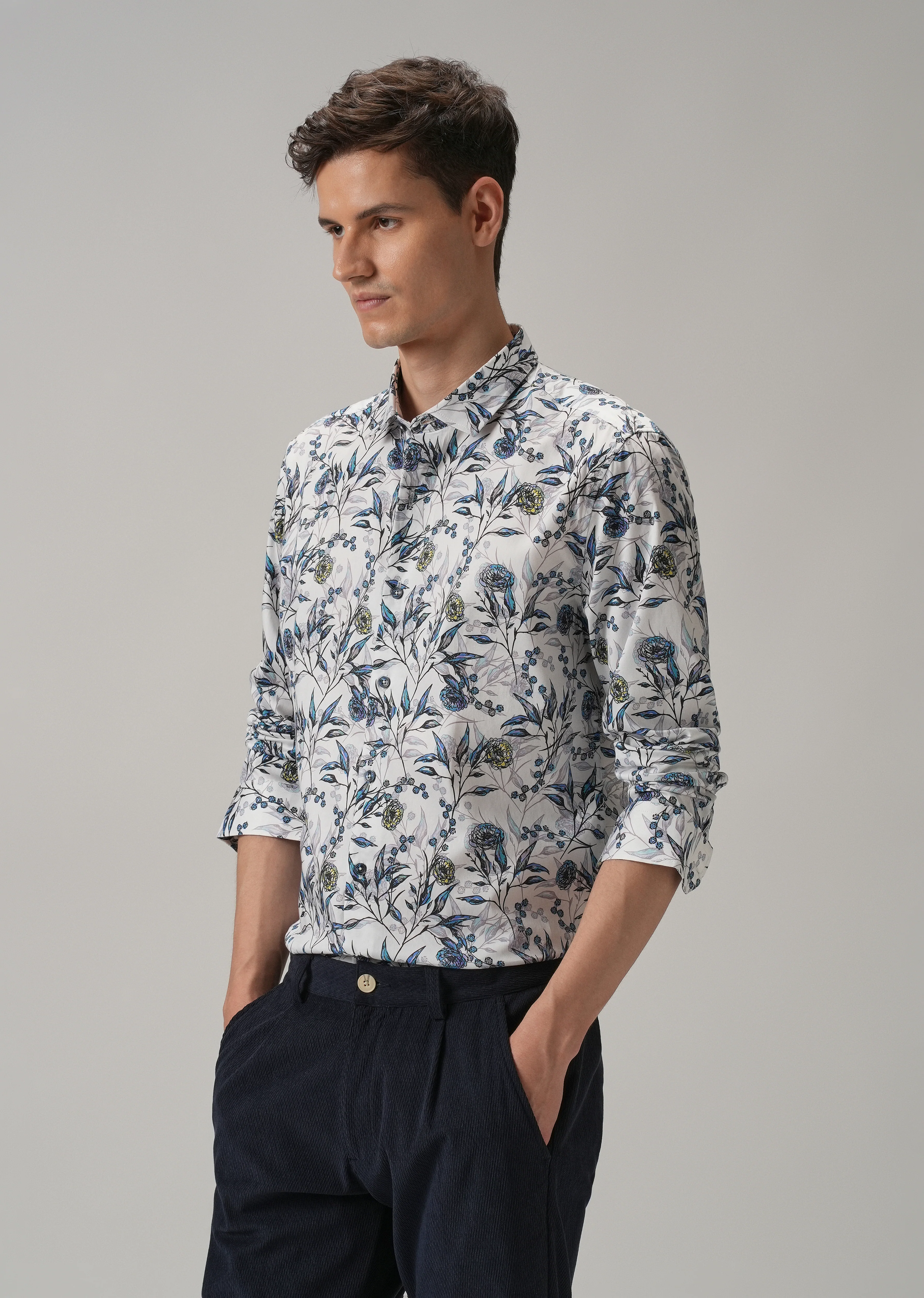 Lobelia Floral Printed Shirt - Image 2