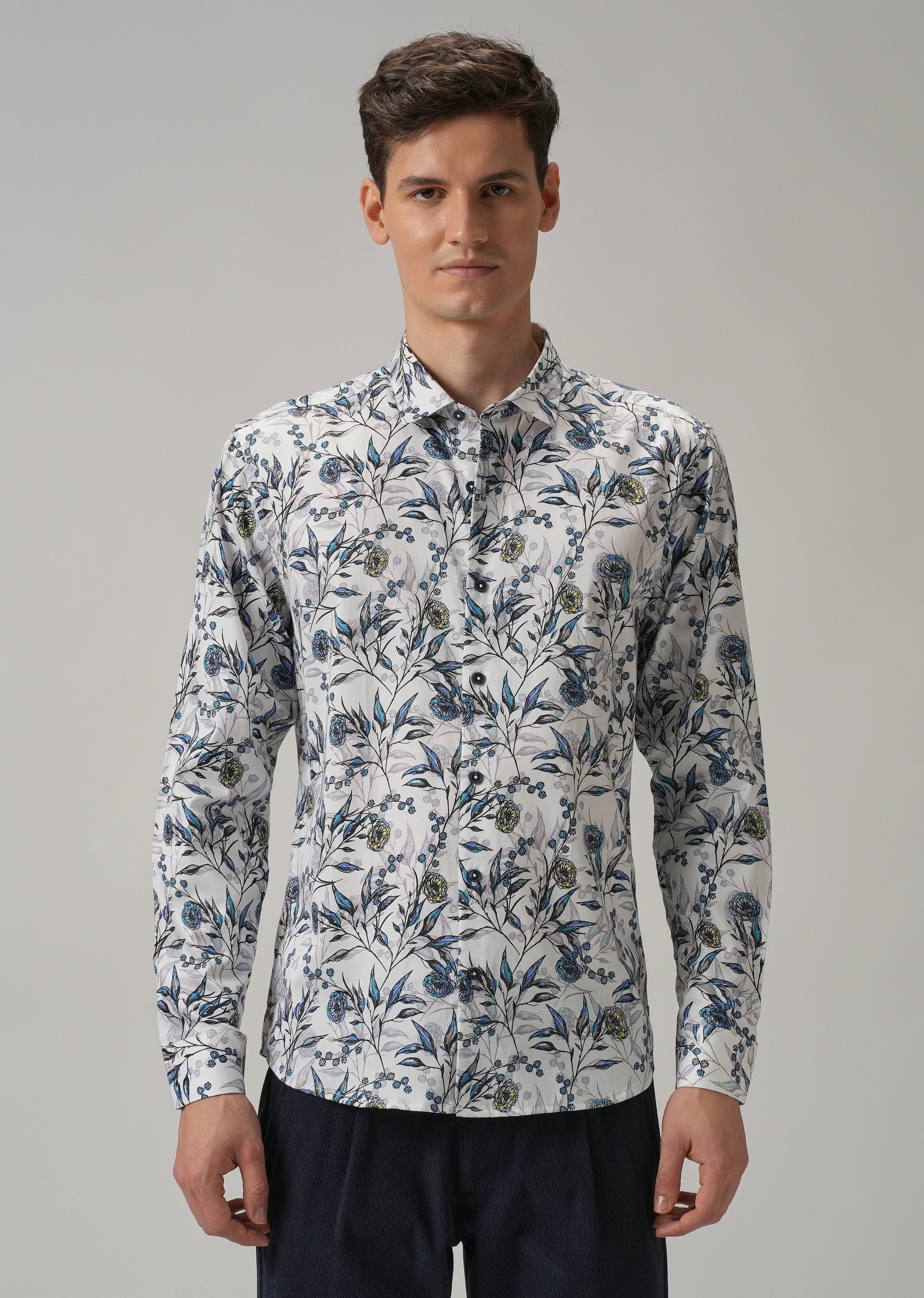Lobelia Floral Printed Shirt - Image 4