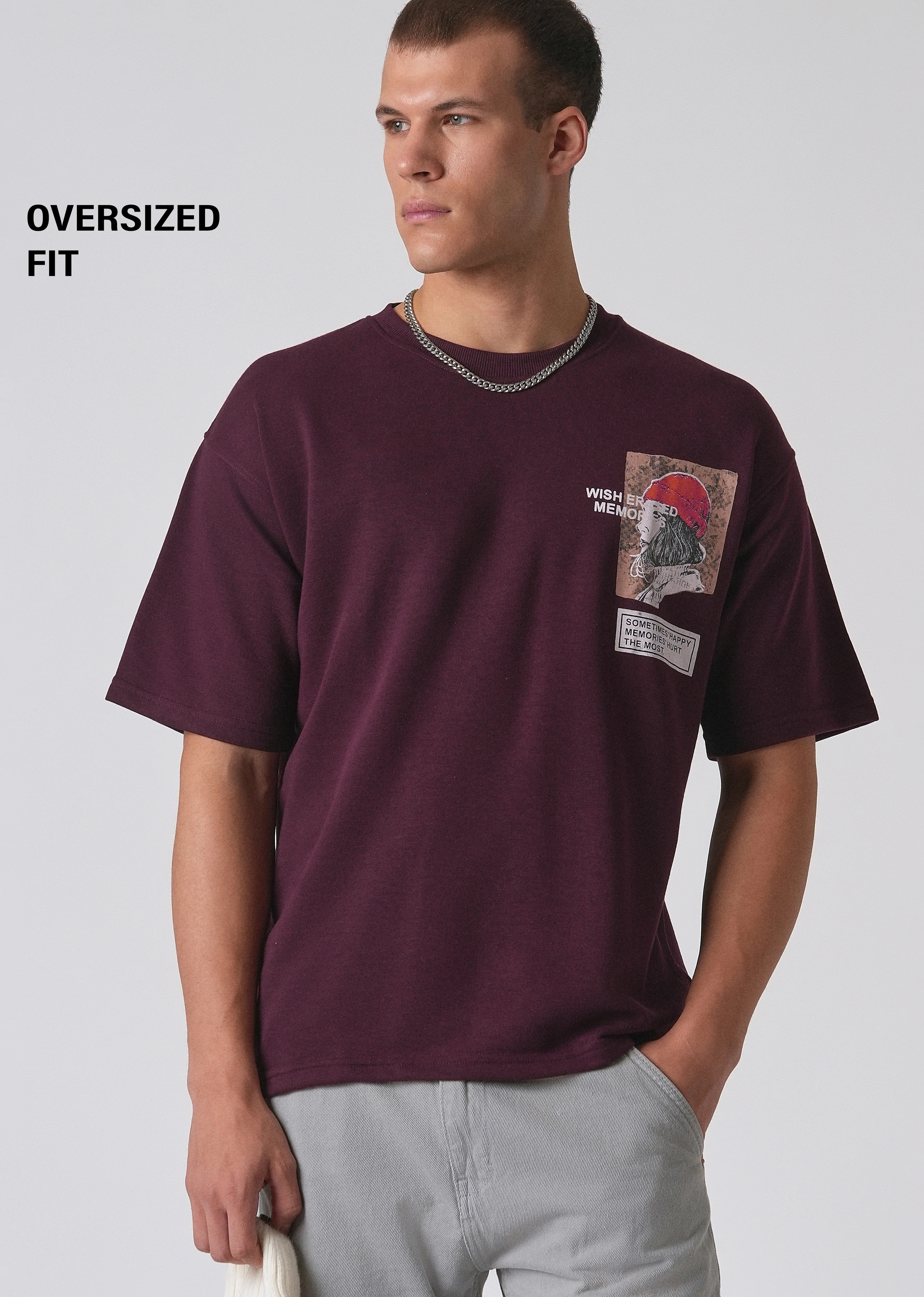 Mahogany Oversized T-shirt - Image 7