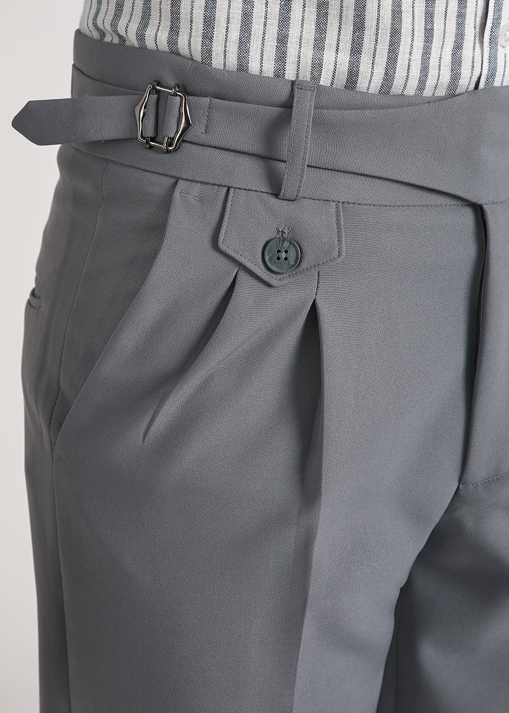 Malone Grey Gurkha Pant - Image 2