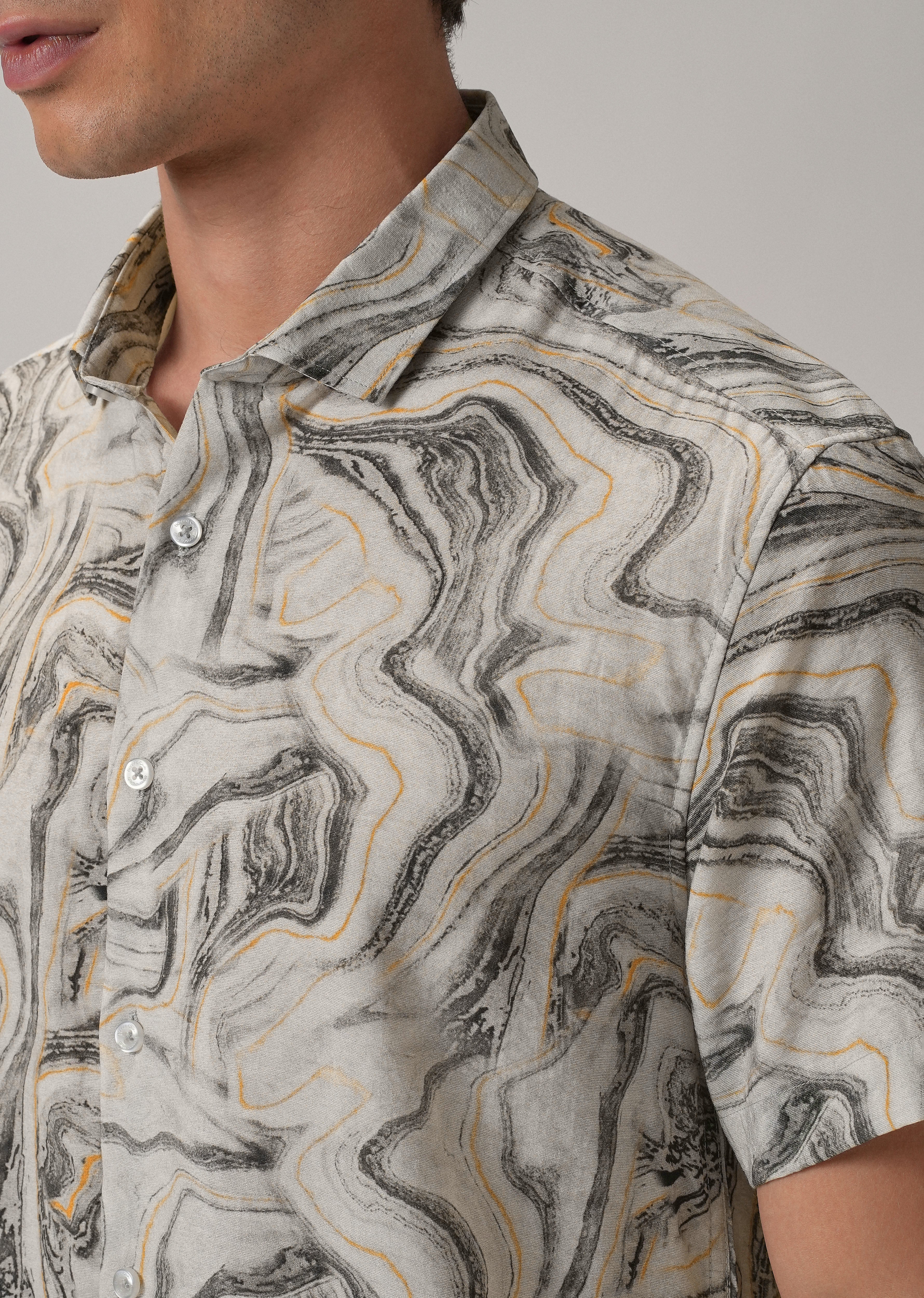 Marble Mirage Printed Shirt - Image 5
