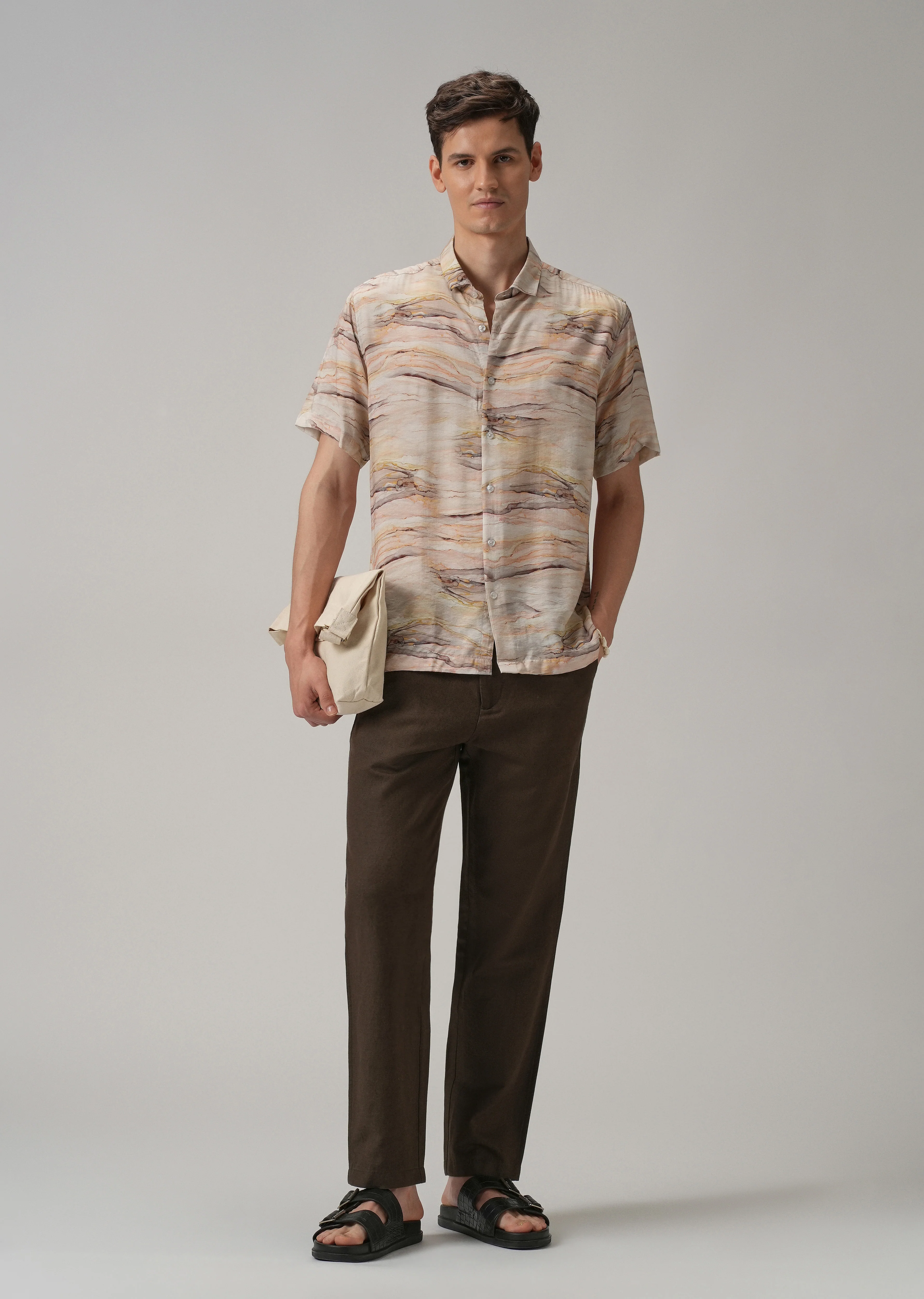 Marble Wash Printed Shirt - Image 6
