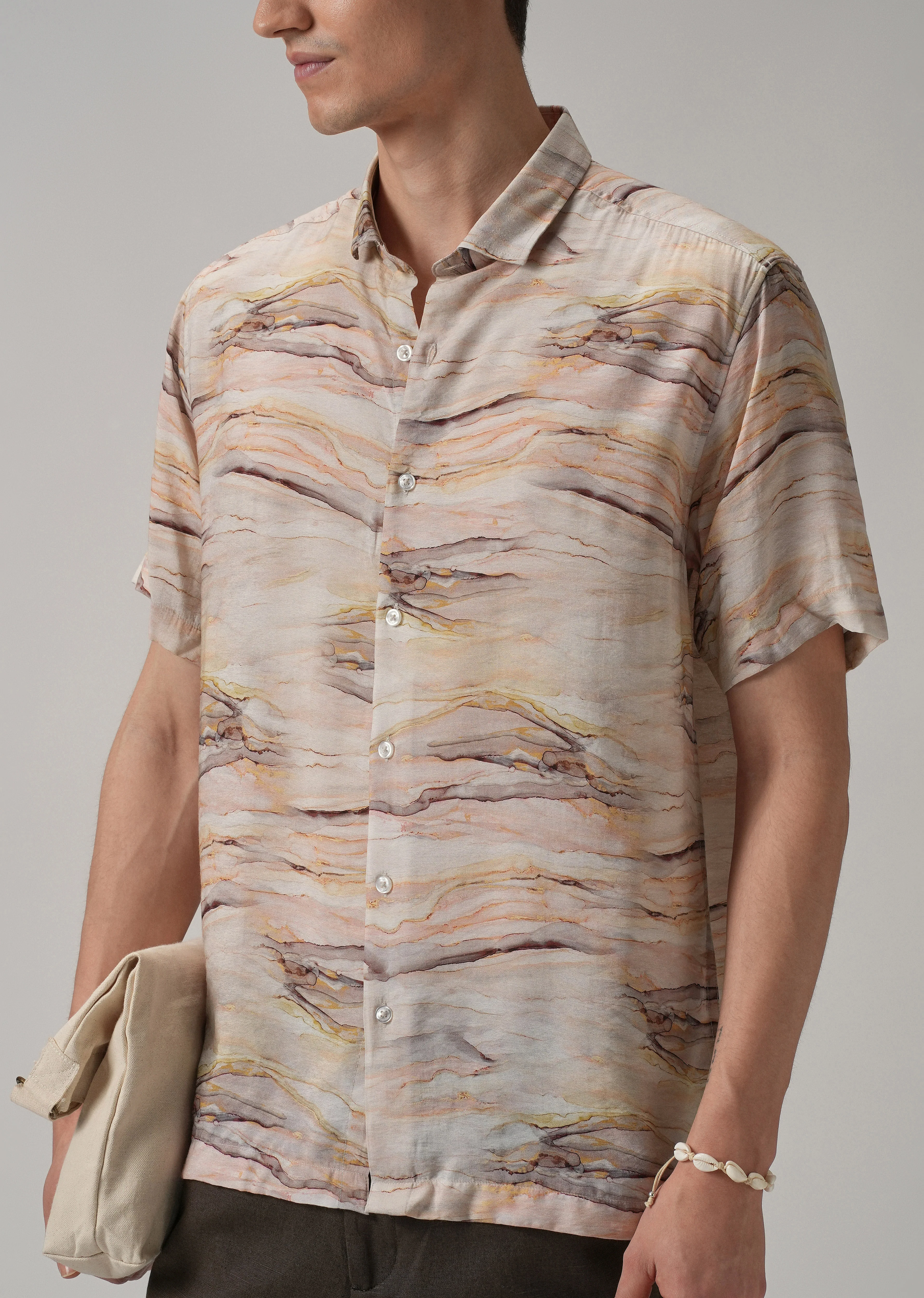 Marble Wash Printed Shirt - Image 7