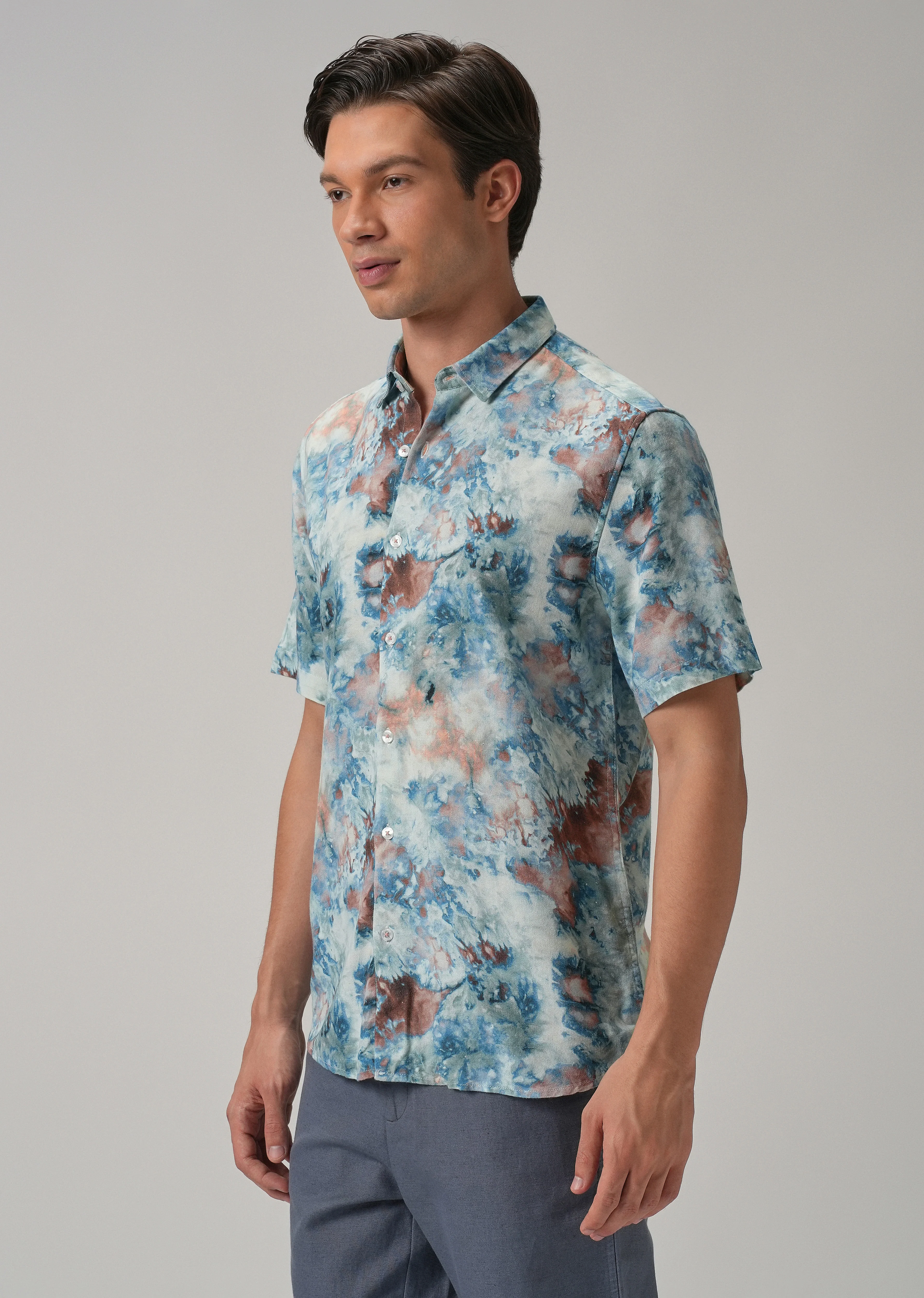 Marbleized Half Sleeve shirt - Image 4