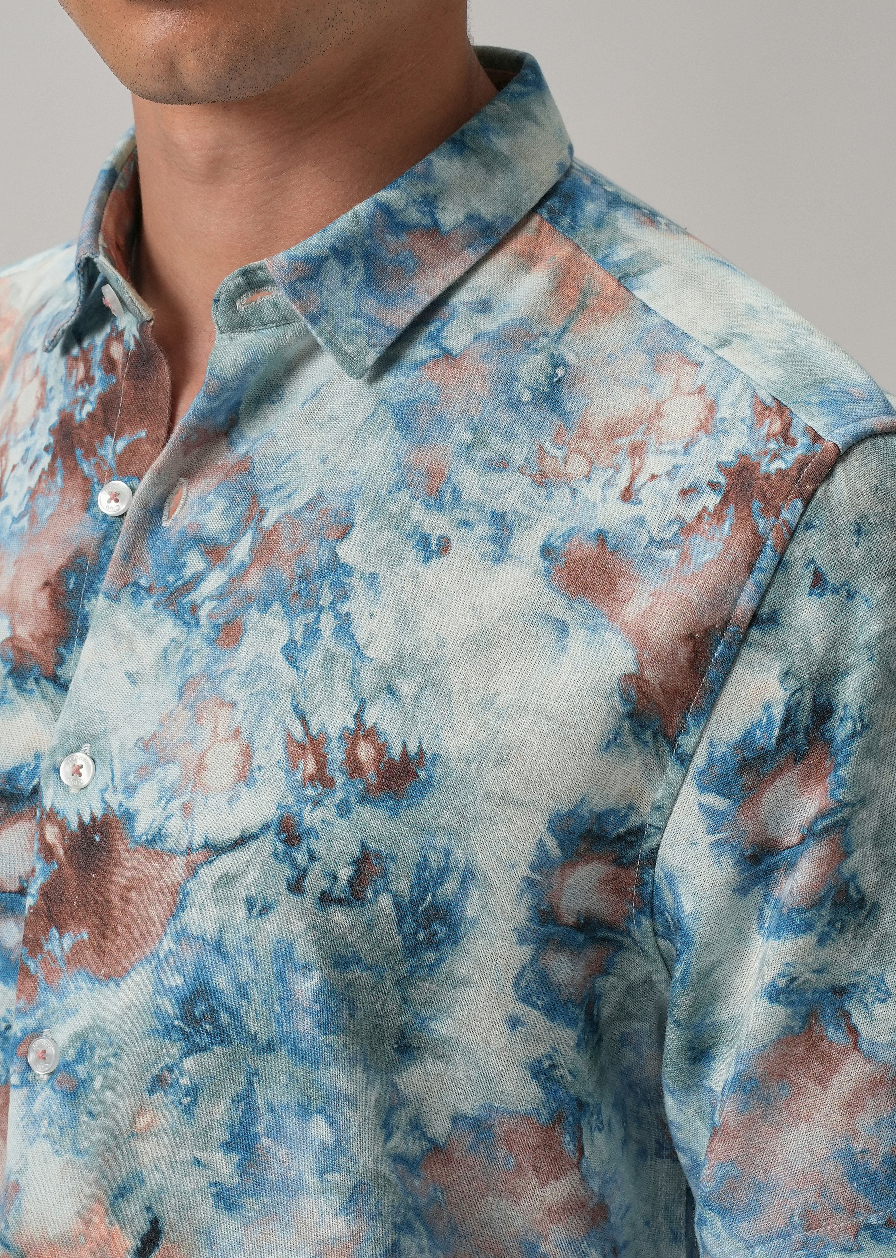 Marbleized Half Sleeve shirt - Image 5