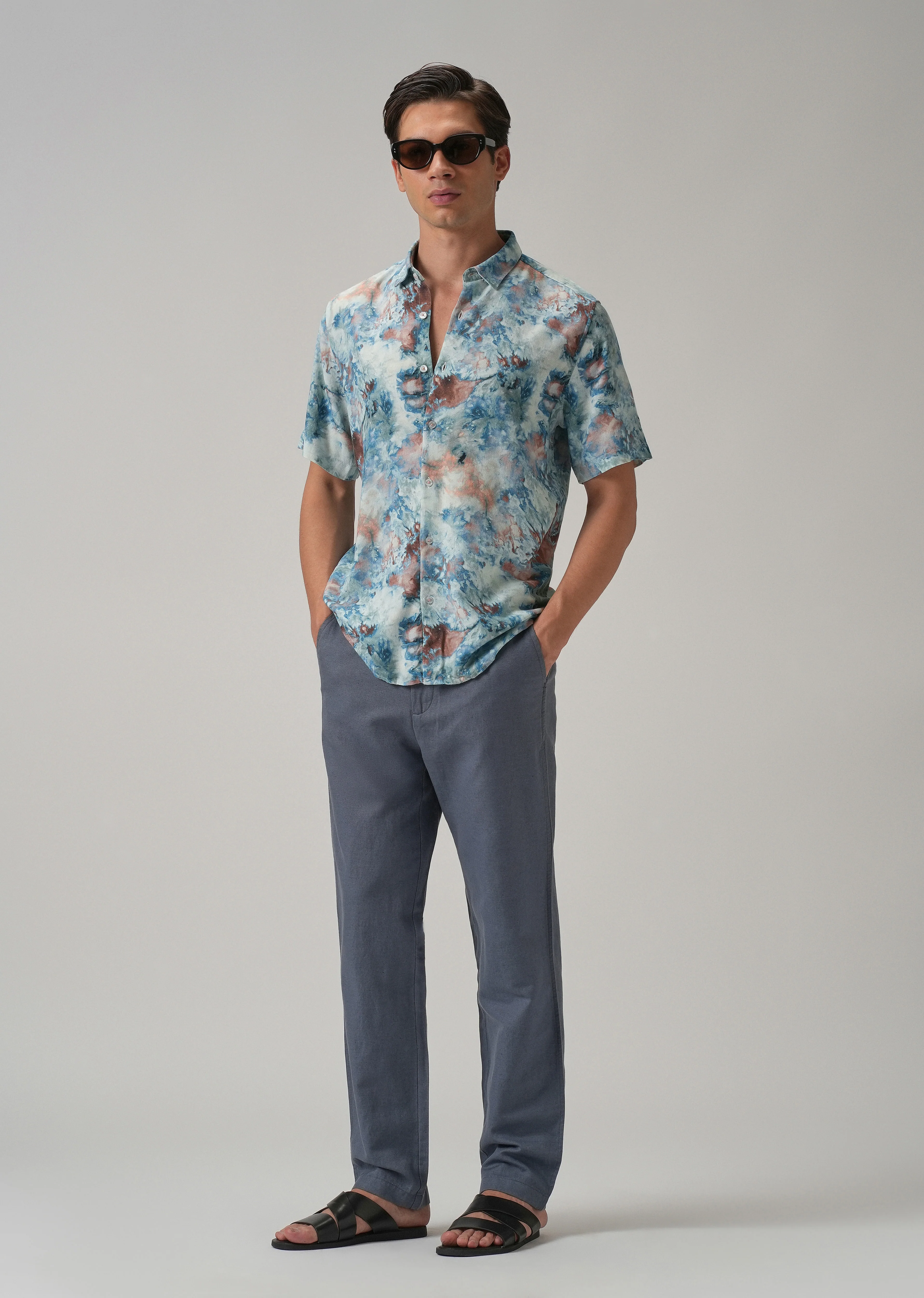 Marbleized Half Sleeve shirt - Image 6