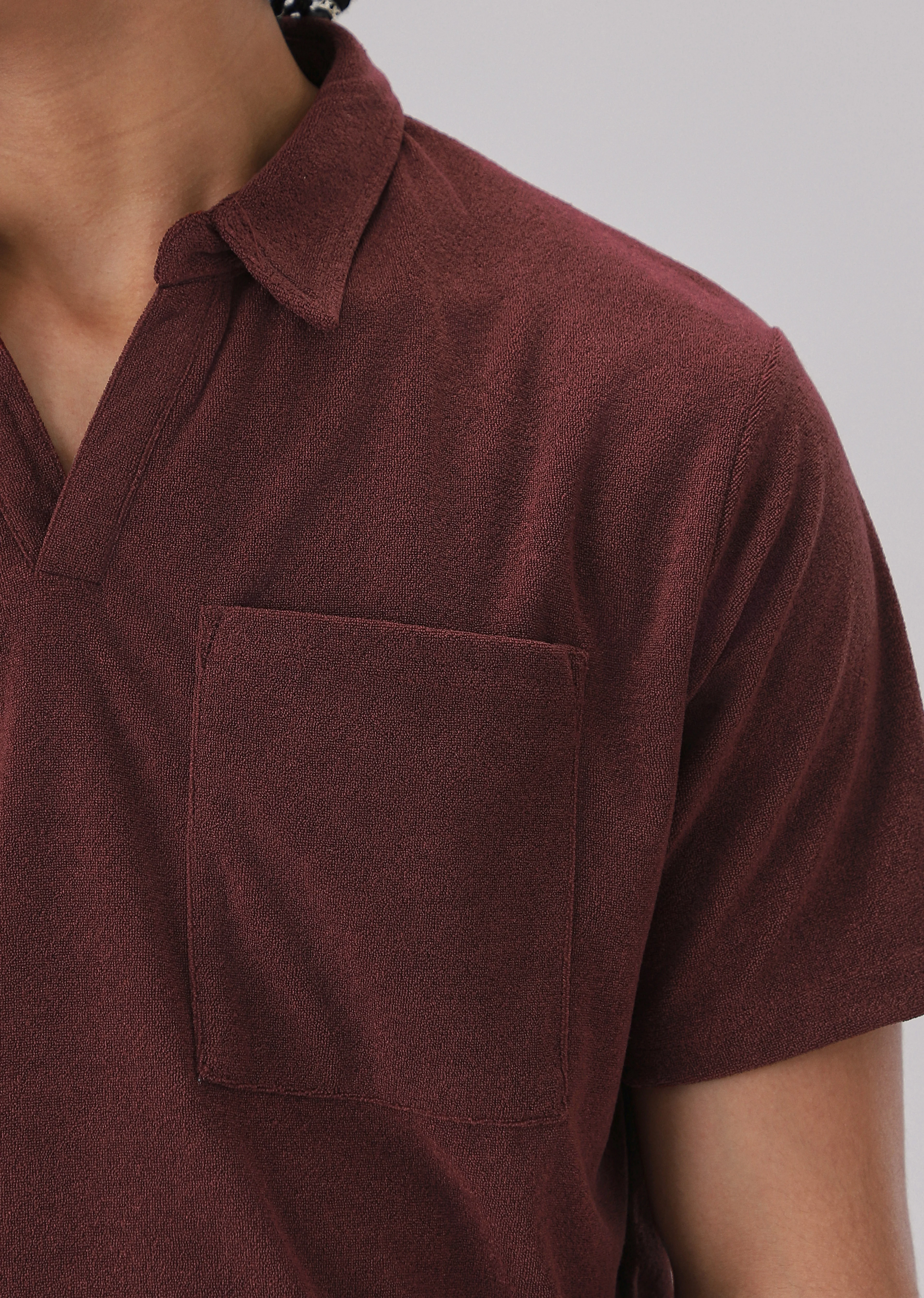 Maroon Knitted Co-ord Set - Image 2