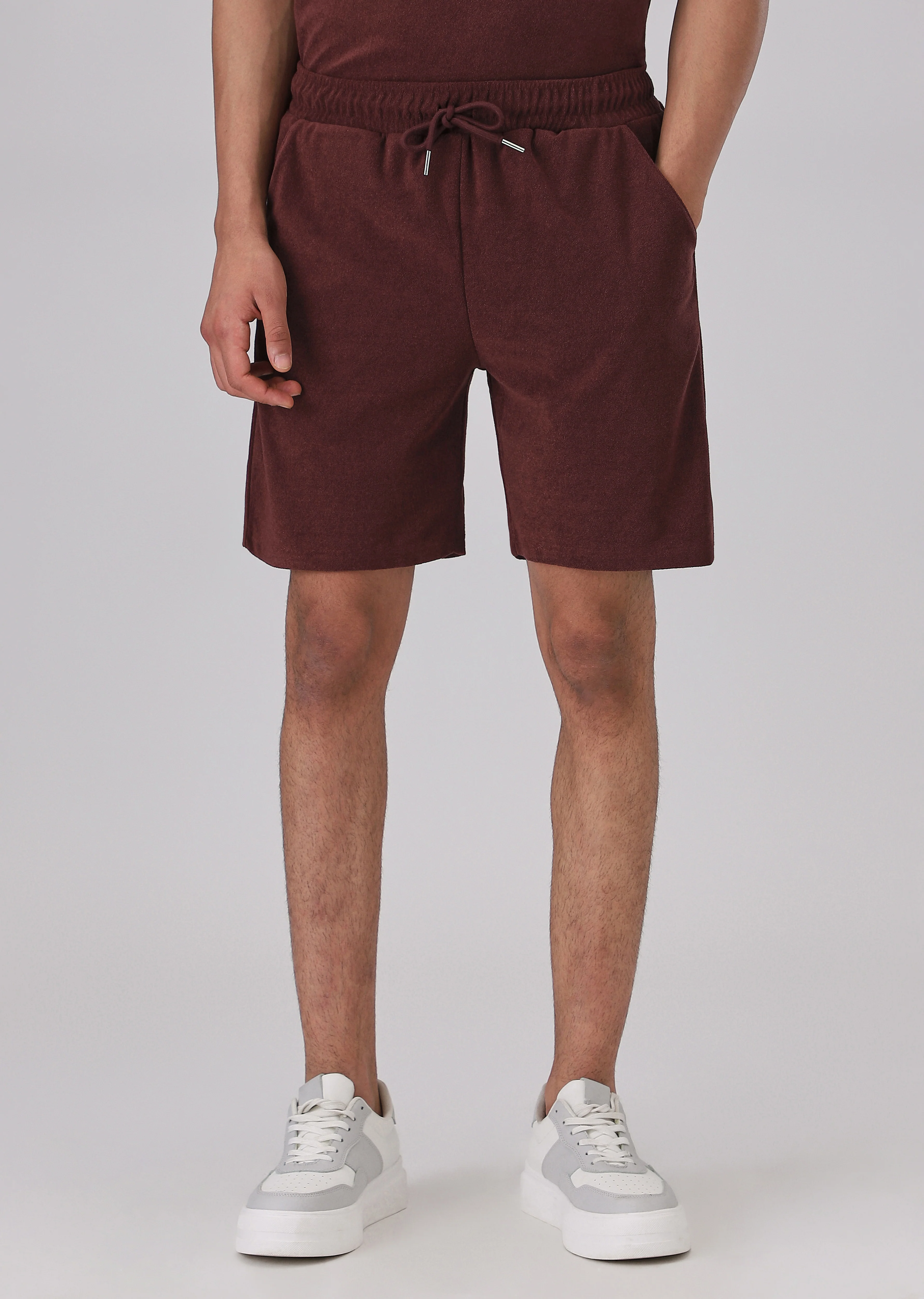 Maroon Knitted Co-ord Set - Image 3